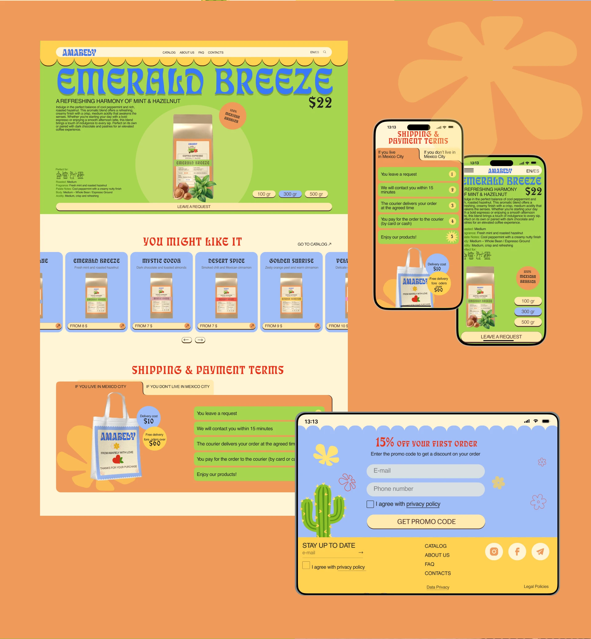Amarely — Изображение №5 — Интерфейсы, Брендинг на Dprofile