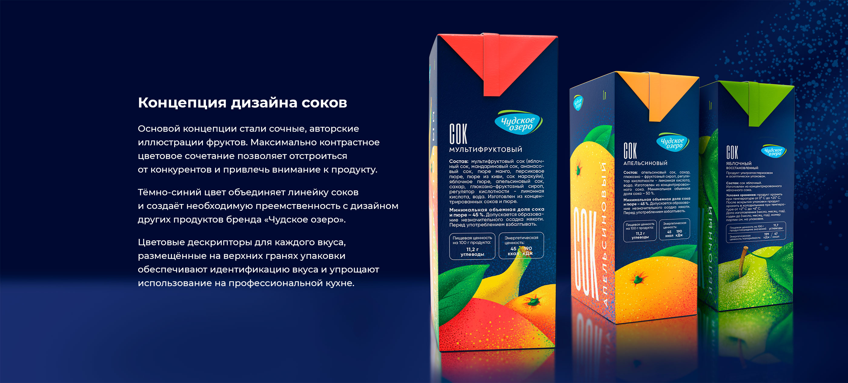 Упаковка сока «Чудское озеро» — Изображение №2 — Брендинг, Иллюстрация на Dprofile