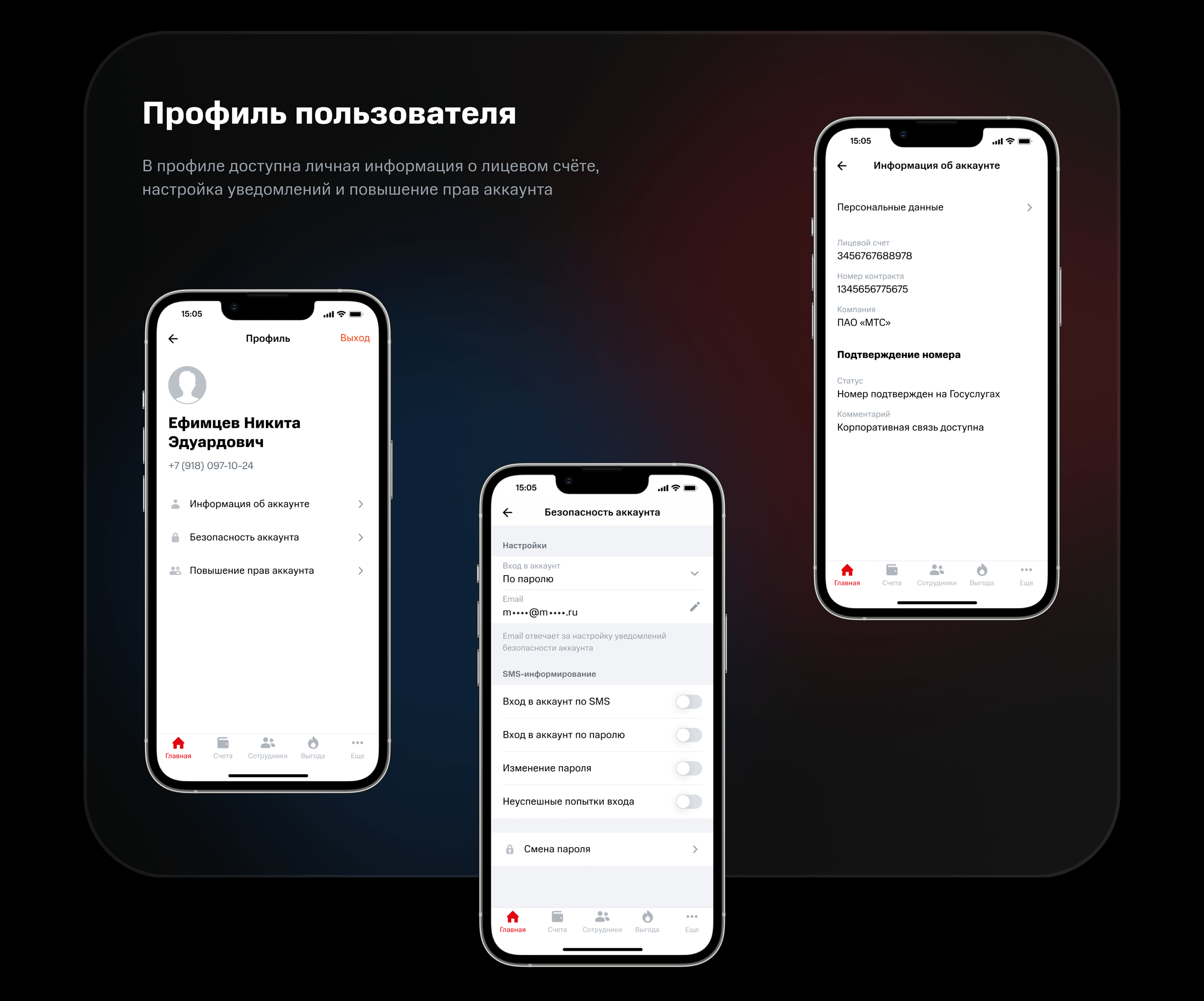 МТС Бизнес — Изображение №10 — Интерфейсы, Графика на Dprofile