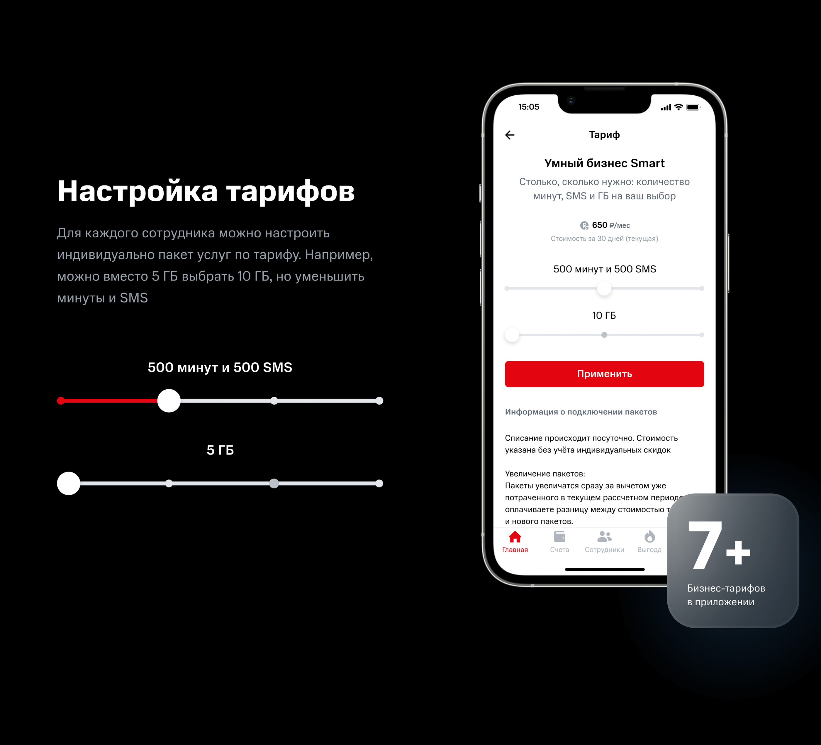 МТС Бизнес — Изображение №9 — Интерфейсы, Графика на Dprofile