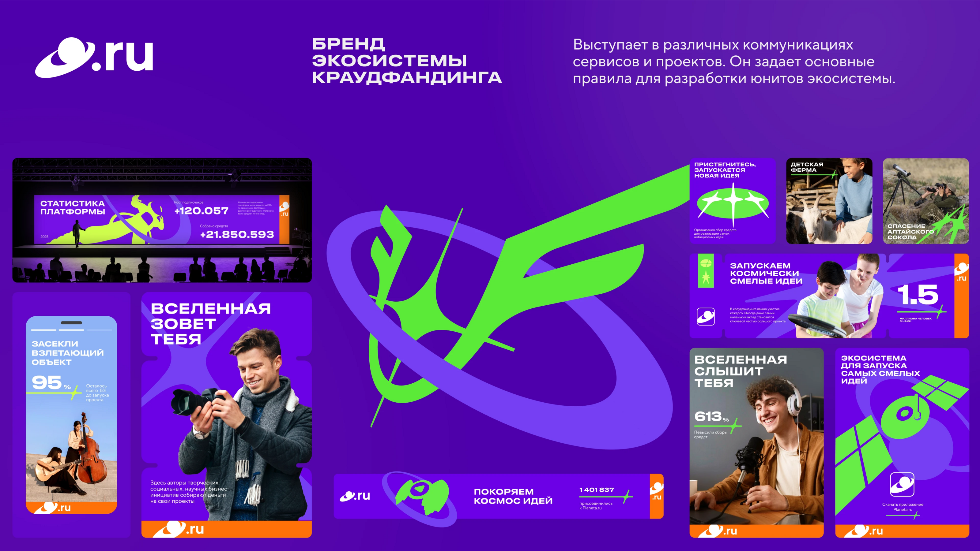 Planeta.ru. Космопорт для любых идей — Изображение №23 — Брендинг на Dprofile