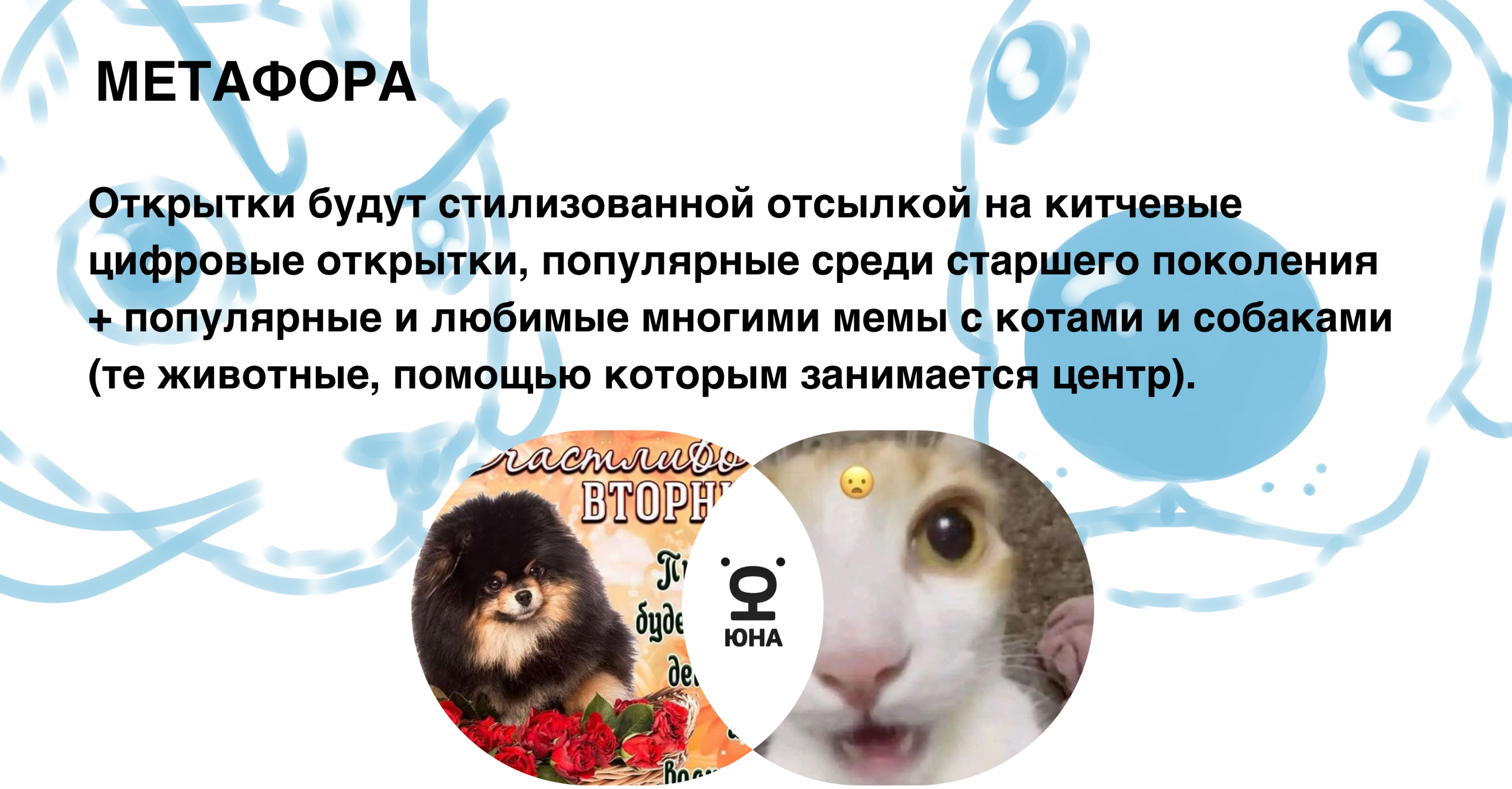 Серия открыток и мерча для центра «ЮНА» — Изображение №5 — Брендинг, Иллюстрация на Dprofile