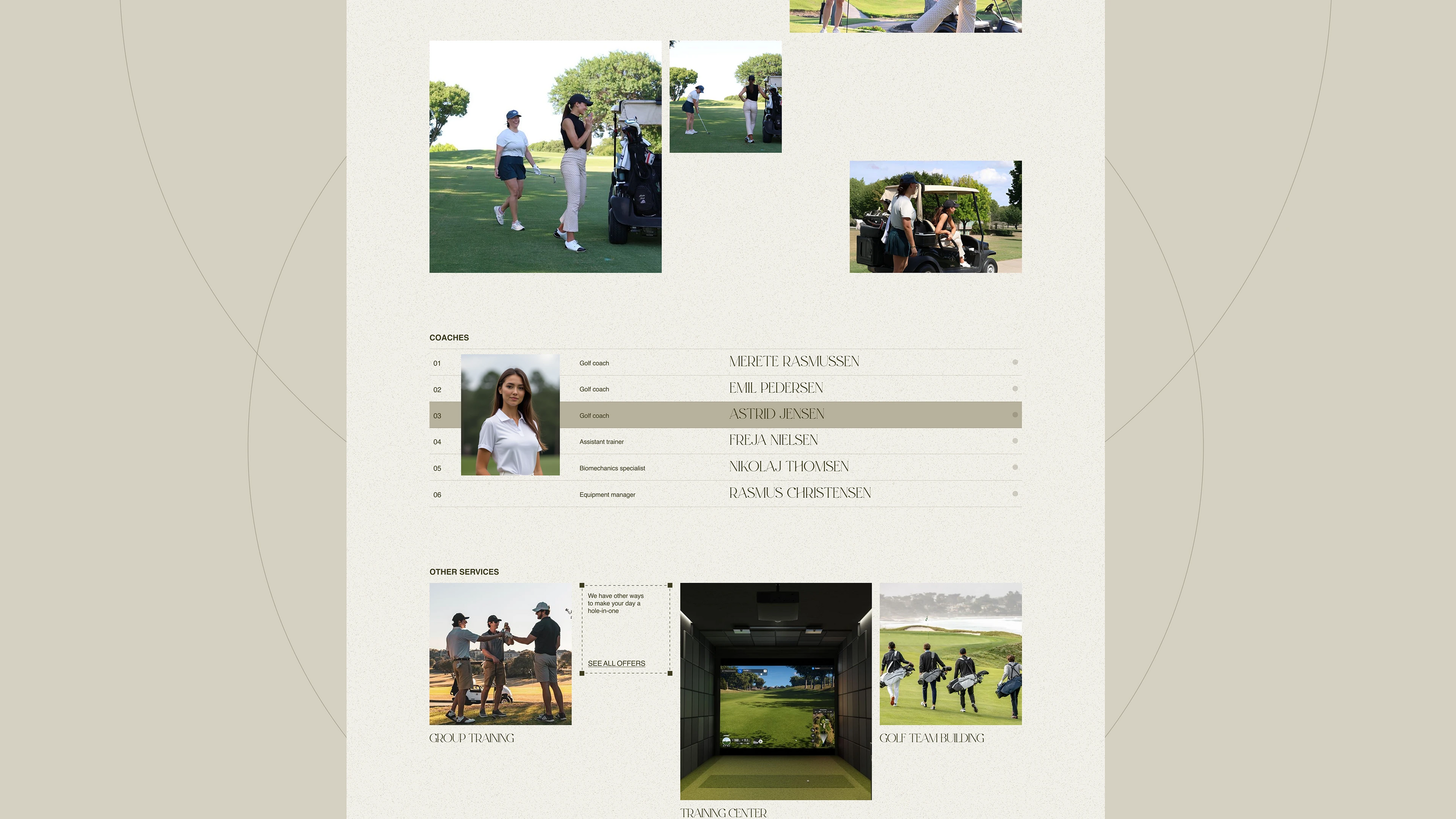 Legacy Green Golf Club | Corporate website — Изображение №16 — Интерфейсы на Dprofile