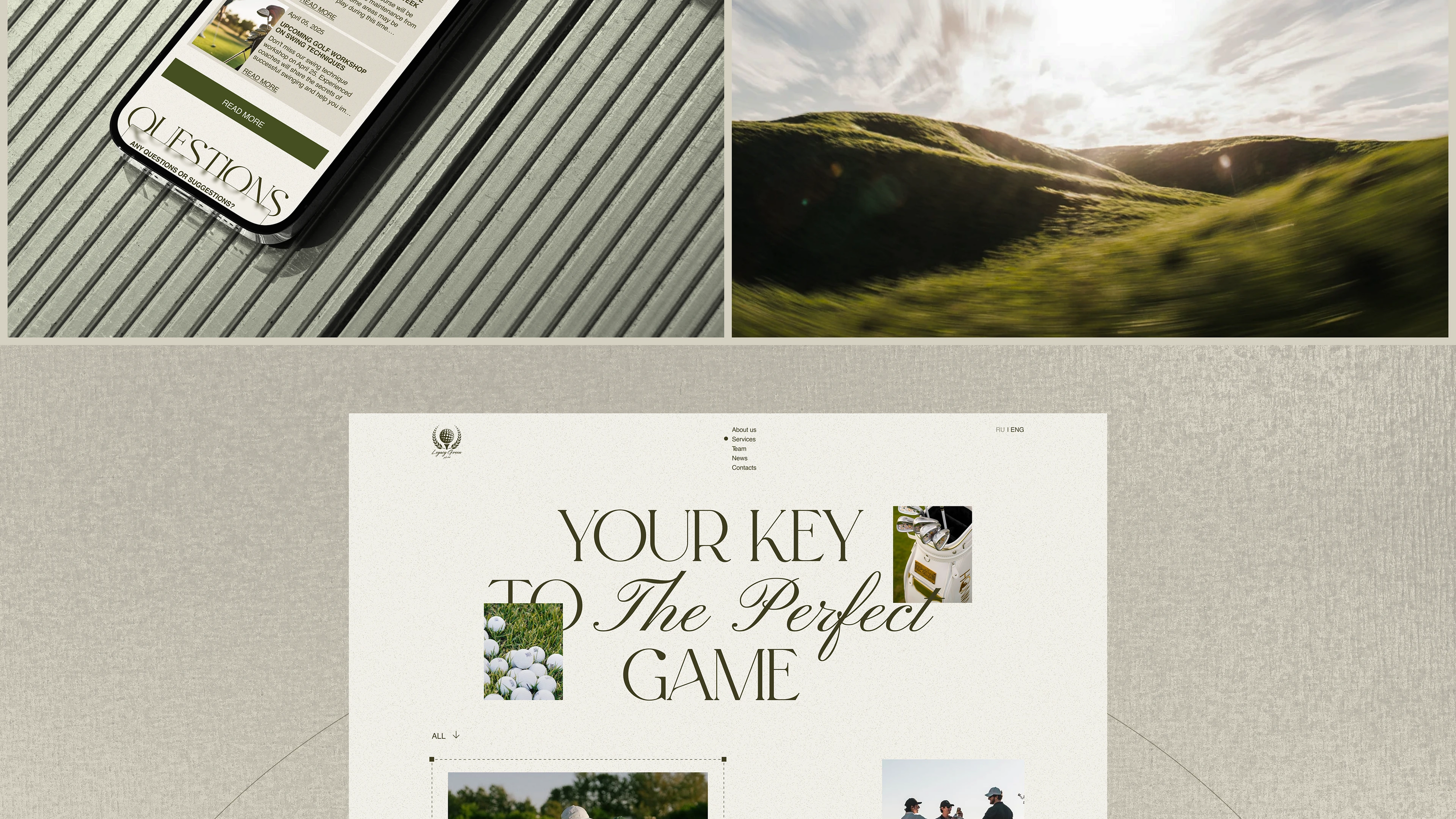 Legacy Green Golf Club | Corporate website — Изображение №10 — Интерфейсы на Dprofile