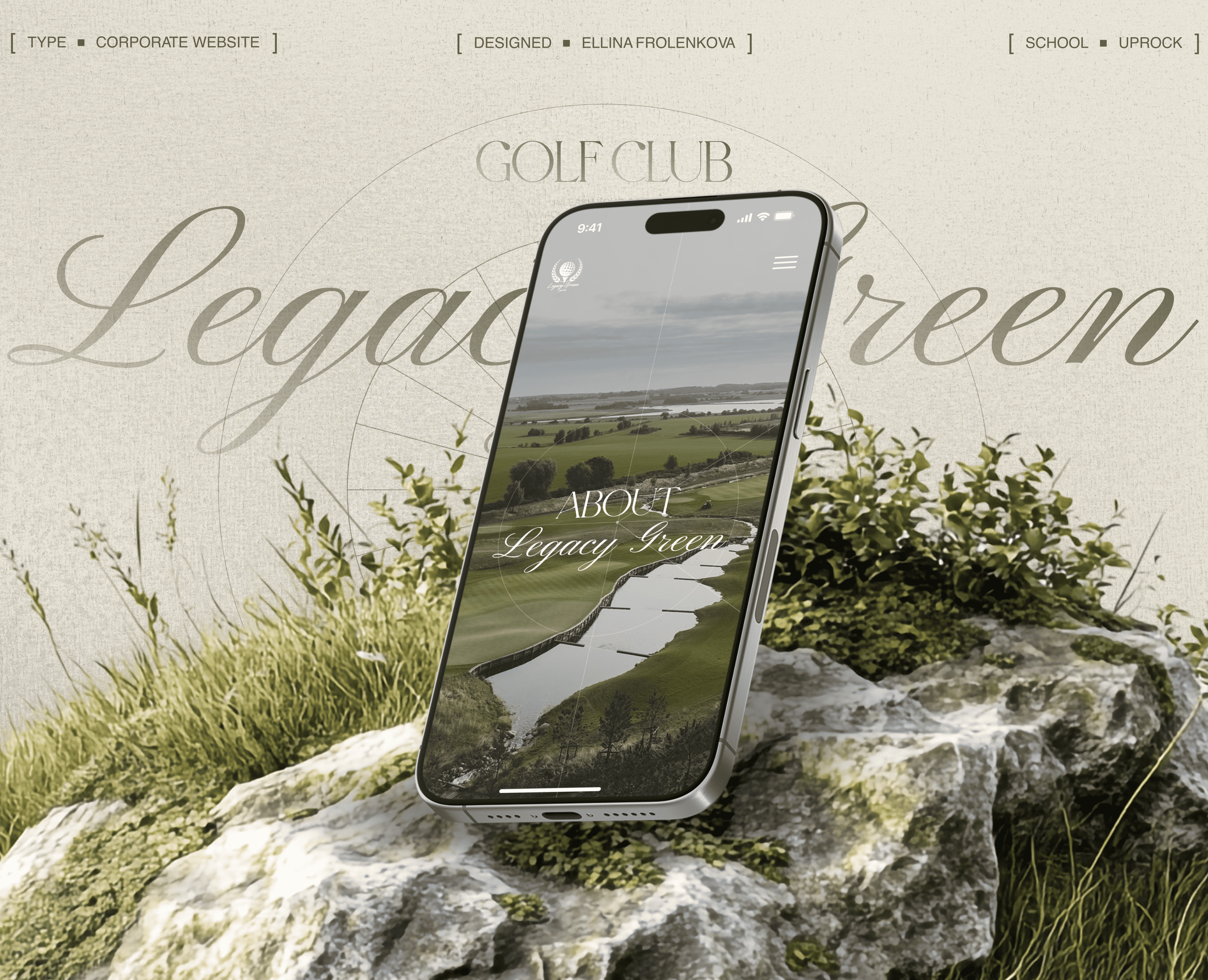 Legacy Green Golf Club | Corporate website — Интерфейсы на Dprofile