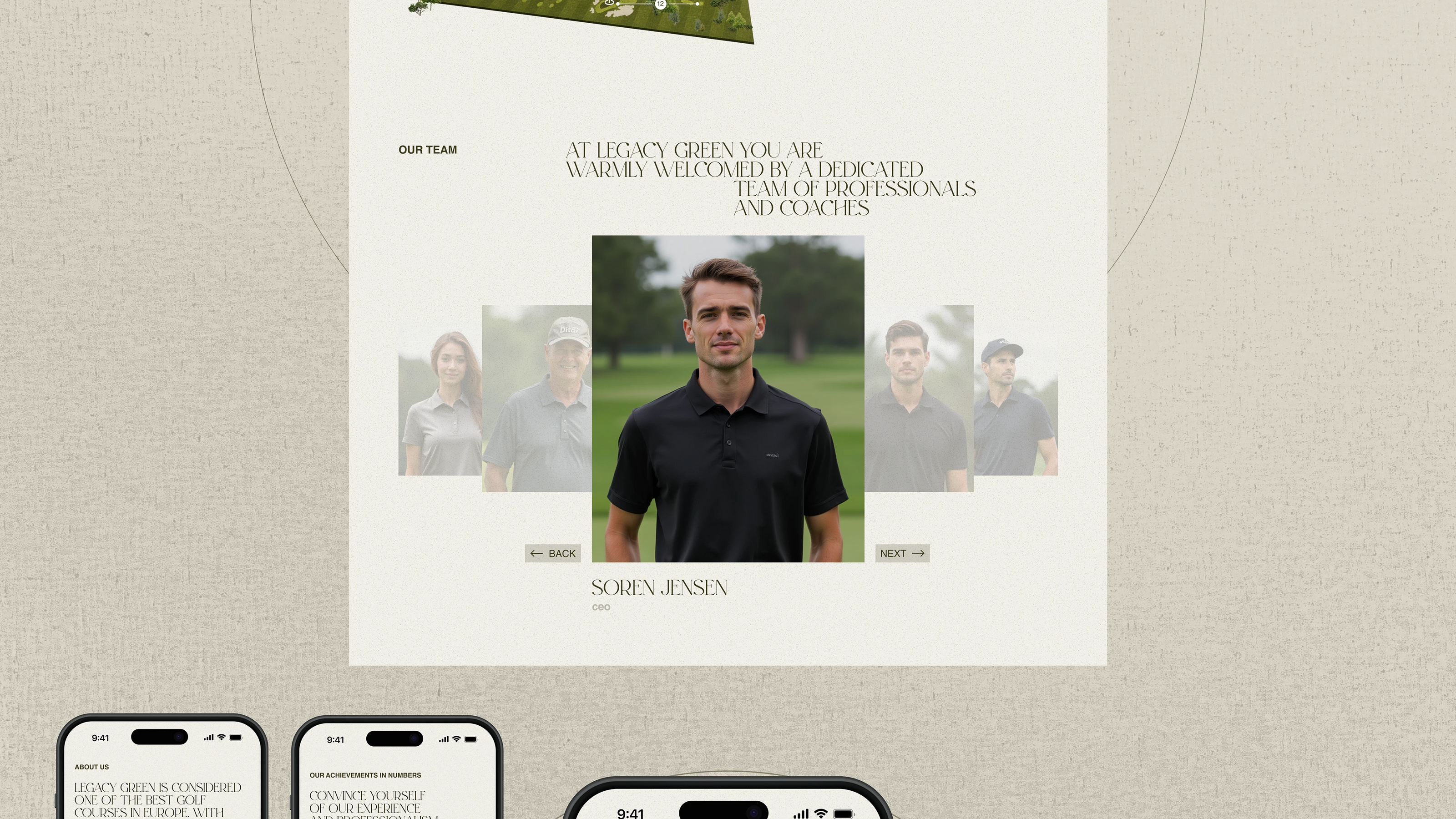 Legacy Green Golf Club | Corporate website — Изображение №22 — Интерфейсы на Dprofile