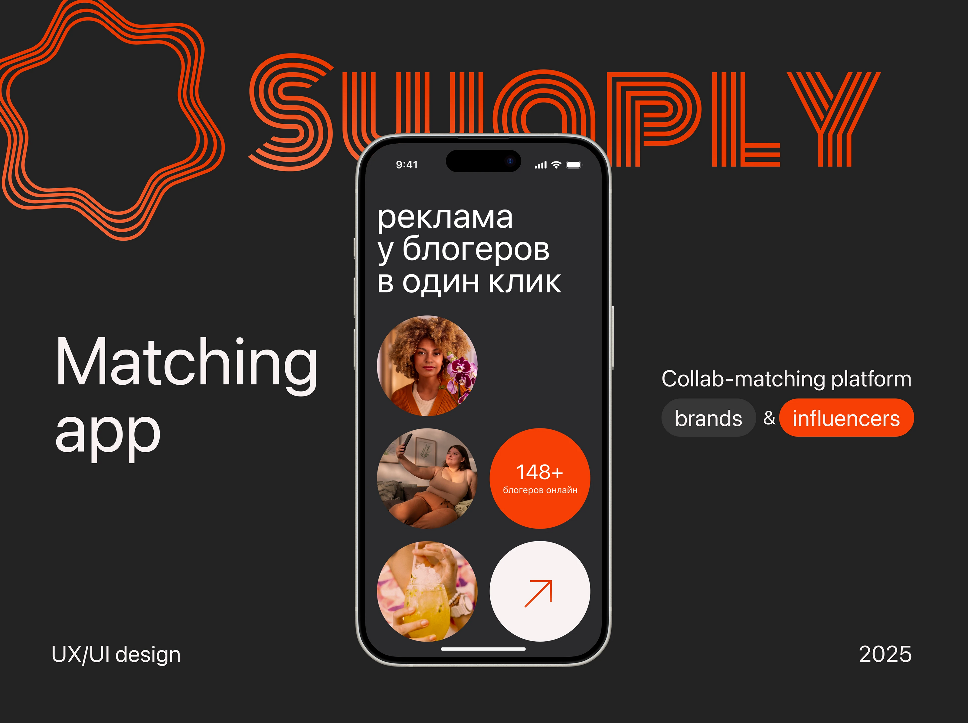 Swaply app: приложения для мэтча бизнеса и блогеров — Изображение №1 — Интерфейсы, Анимация на Dprofile