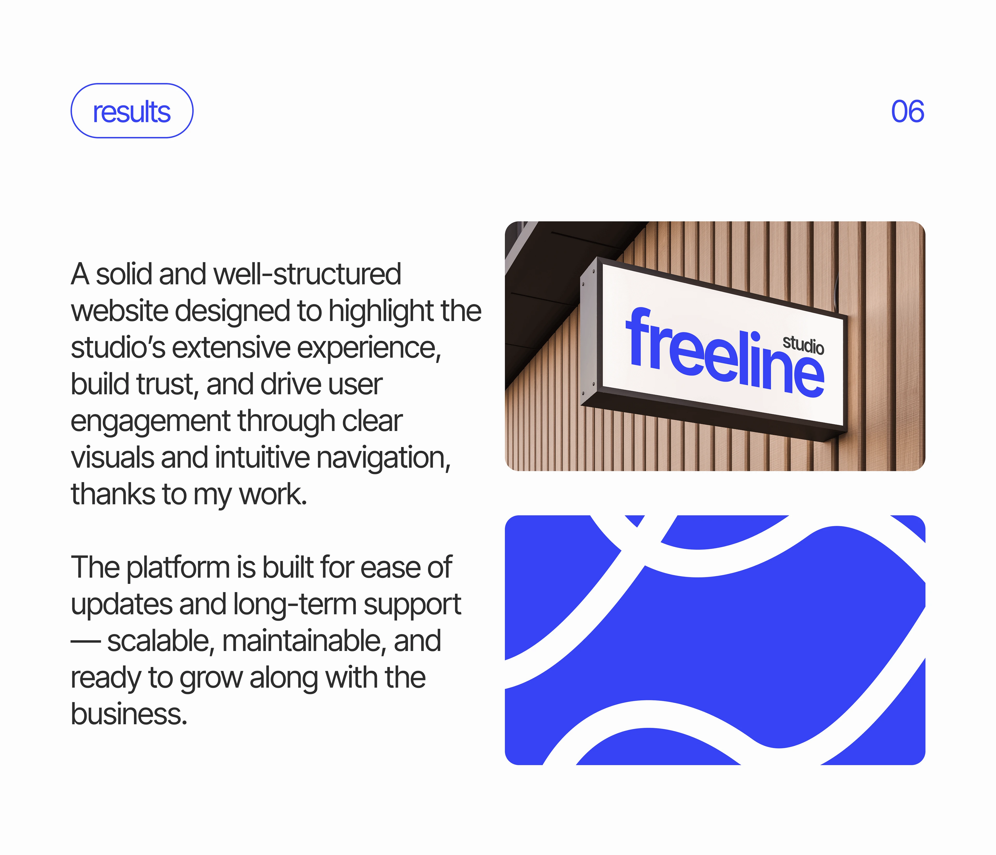 Создание продающего сайта для студии Freeline studio — Изображение №13 — Интерфейсы, Анимация на Dprofile