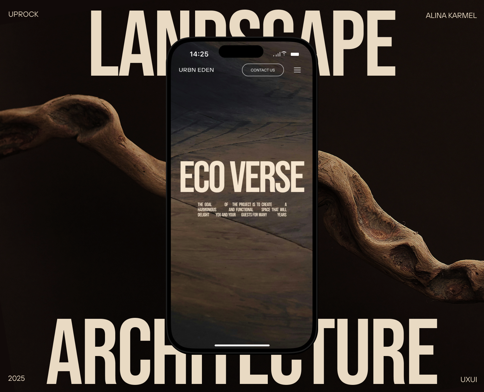 URBAN EDEN Landscape Architecture Bureau — Интерфейсы на Dprofile