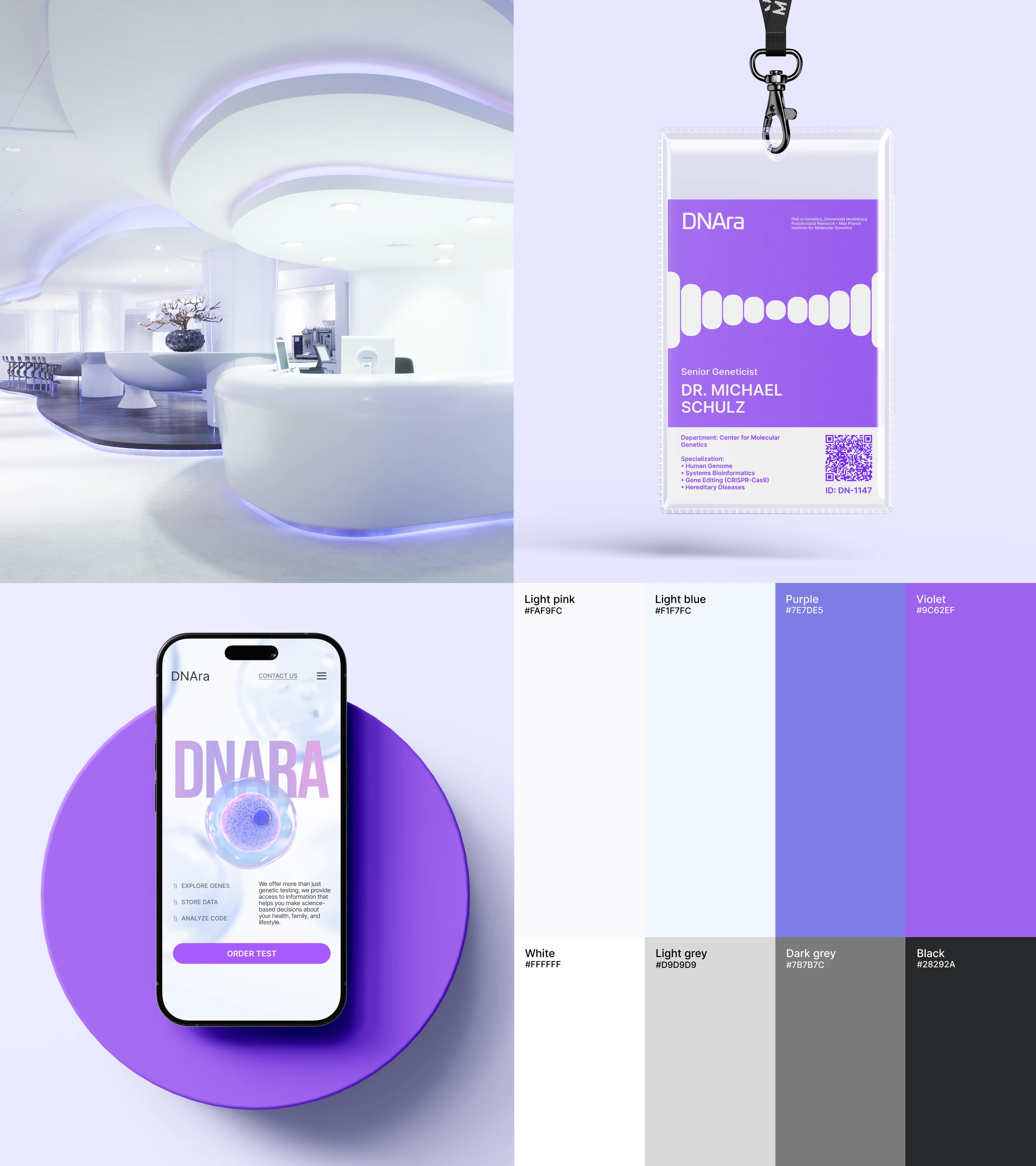 DNAra laboratory | website — Изображение №4 — Интерфейсы на Dprofile