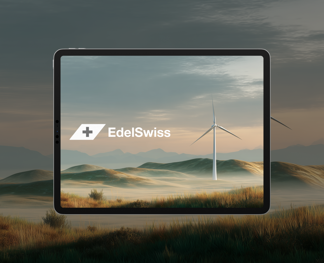 Корпоративный сайт EdelSwiss Energy о чистой энергии — Интерфейсы на Dprofile