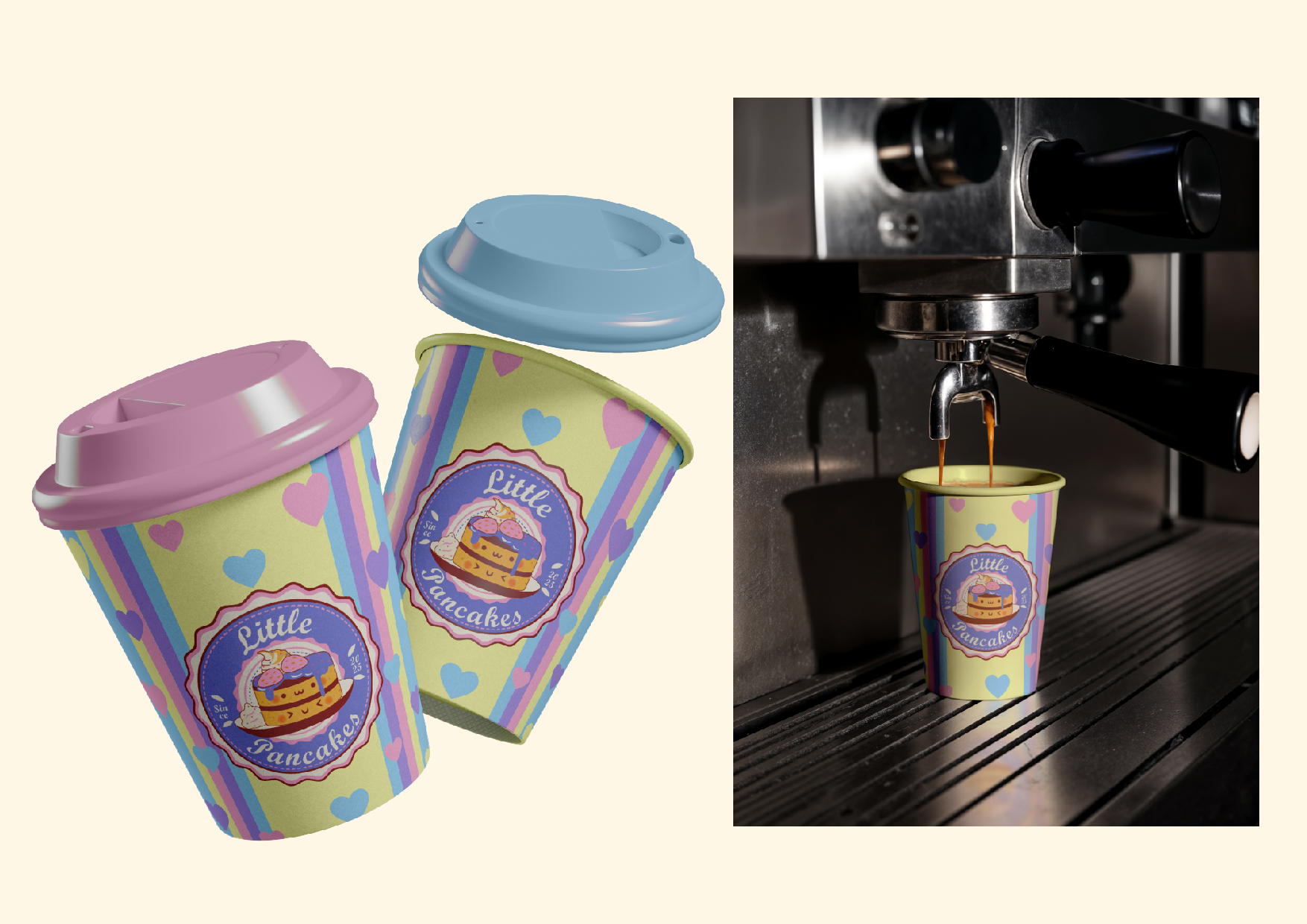 Кофейня "Little Pancakes" — Изображение №10 — Брендинг на Dprofile
