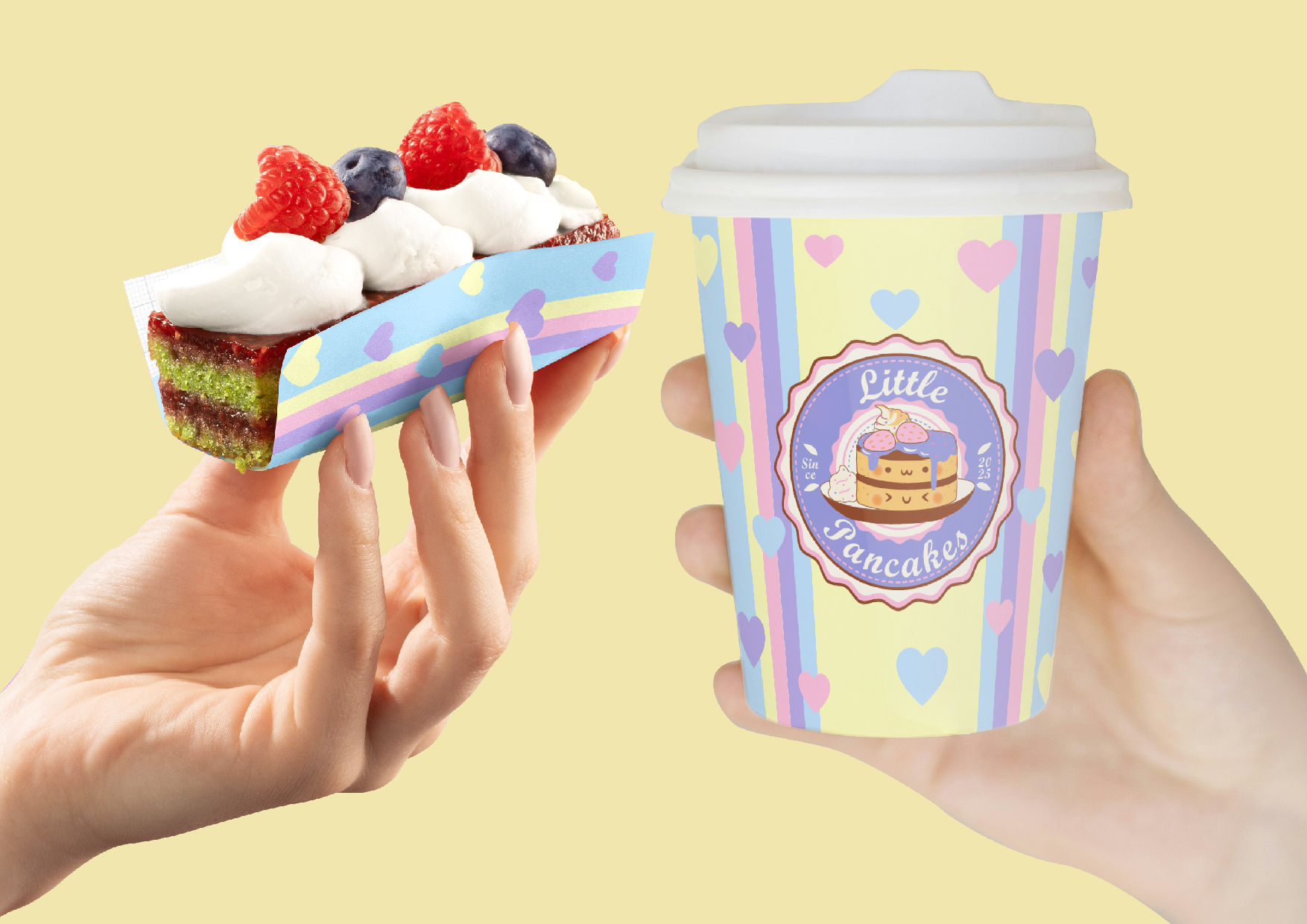 Кофейня "Little Pancakes" — Изображение №12 — Брендинг на Dprofile