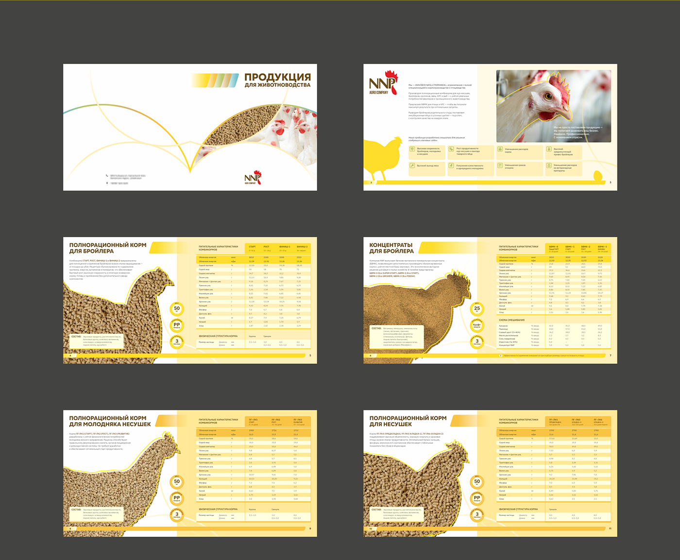 Каталог комбикормов для бройлеров, КРС, кроликов и рыб — Изображение №14 — Графика, Маркетинг на Dprofile