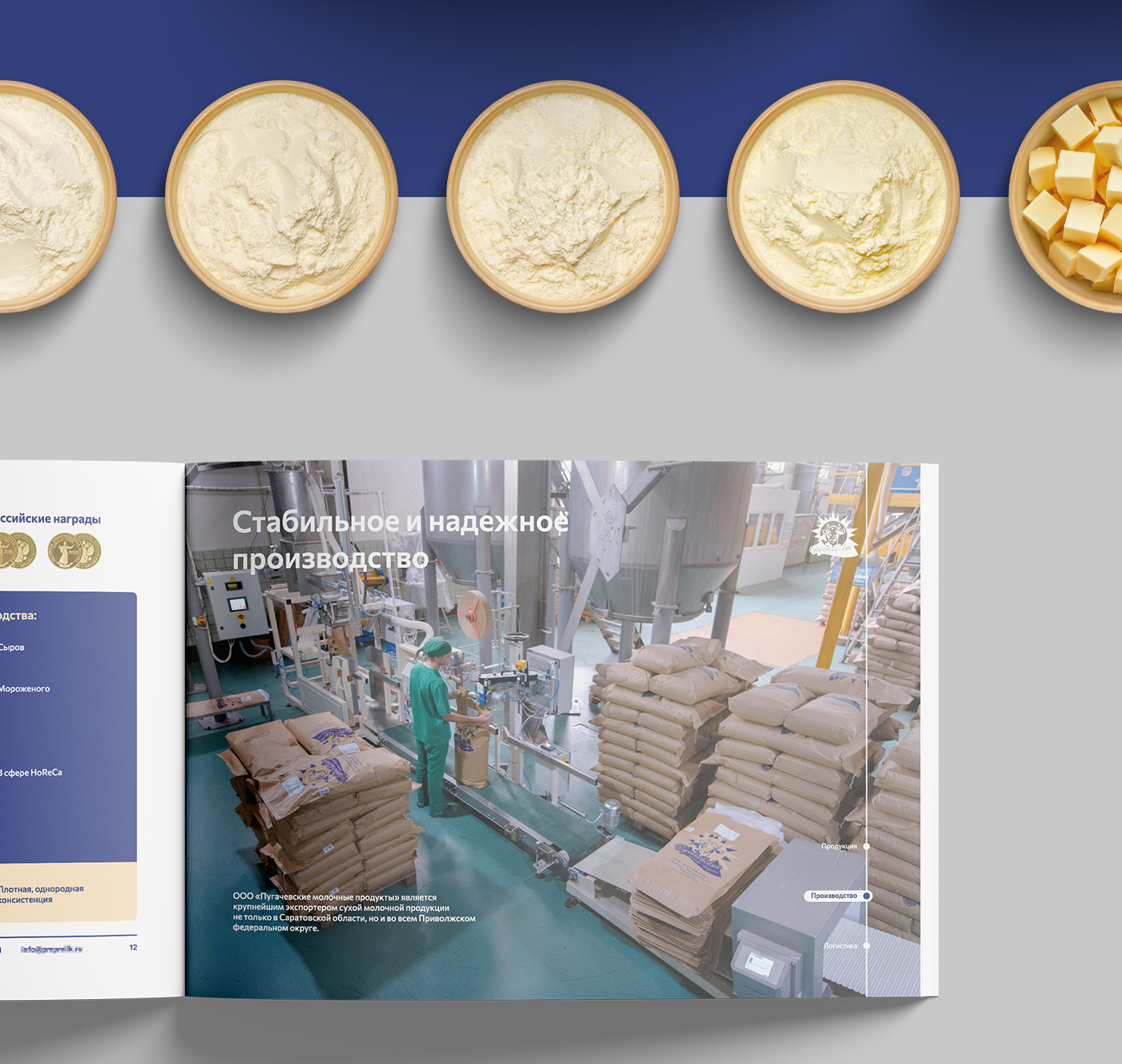 Брошюра для производства молочной продукции — Изображение №8 — Графика, Маркетинг на Dprofile