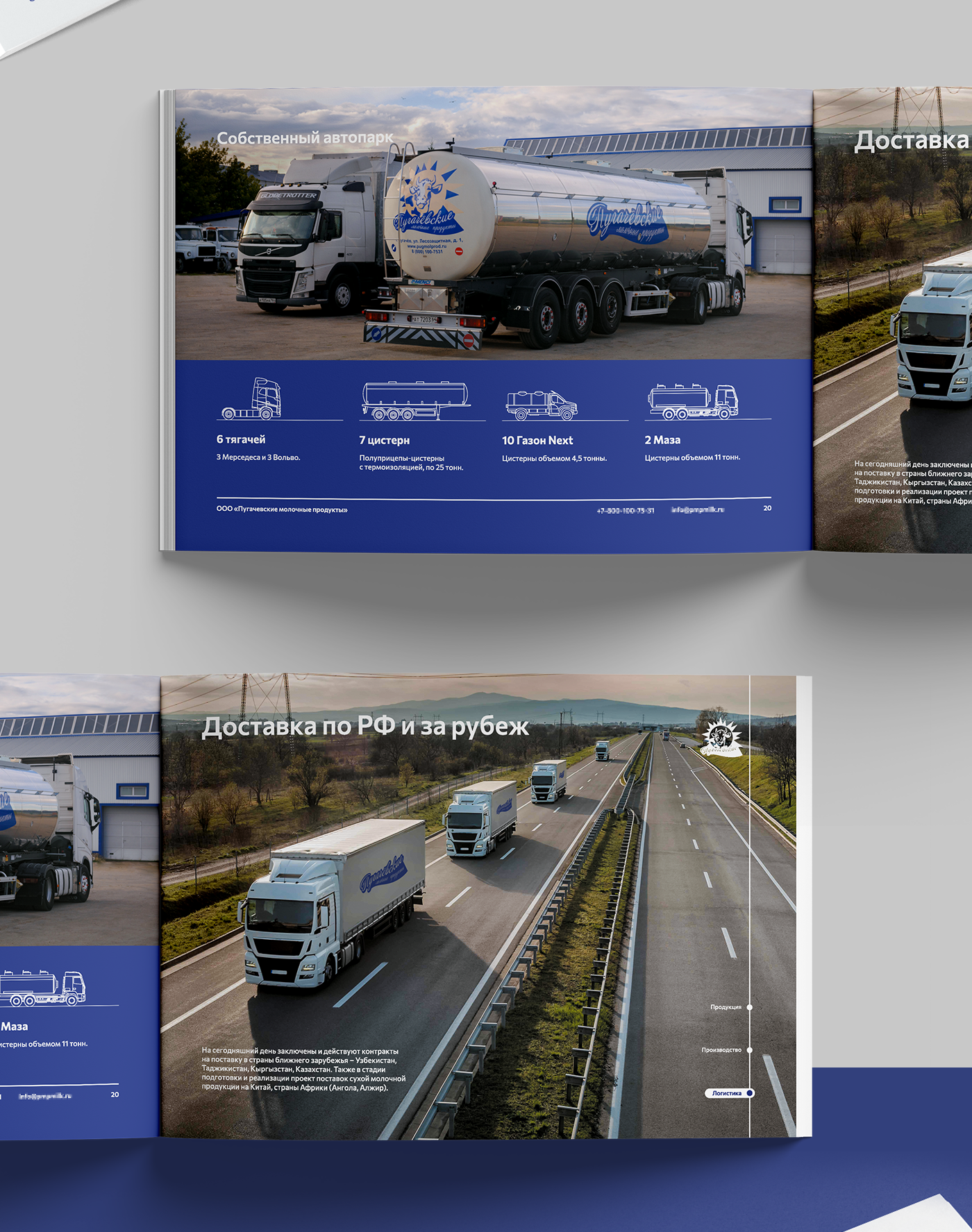 Брошюра для производства молочной продукции — Изображение №10 — Графика, Маркетинг на Dprofile