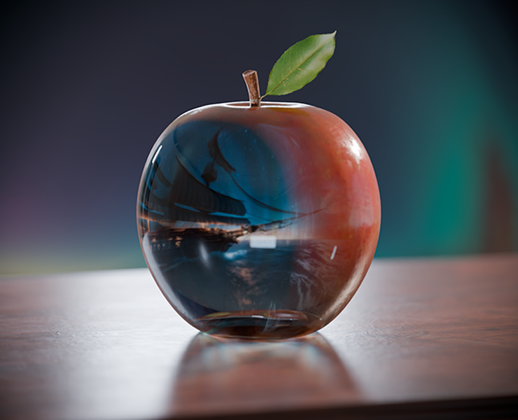 Яблочко — Графика, 3D на Dprofile