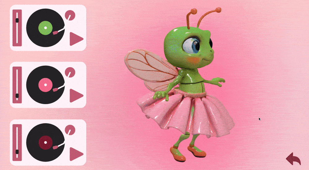 Интерактивный веб-плакат школы балета для насекомых — Изображение №6 — Интерфейсы, Графика на Dprofile