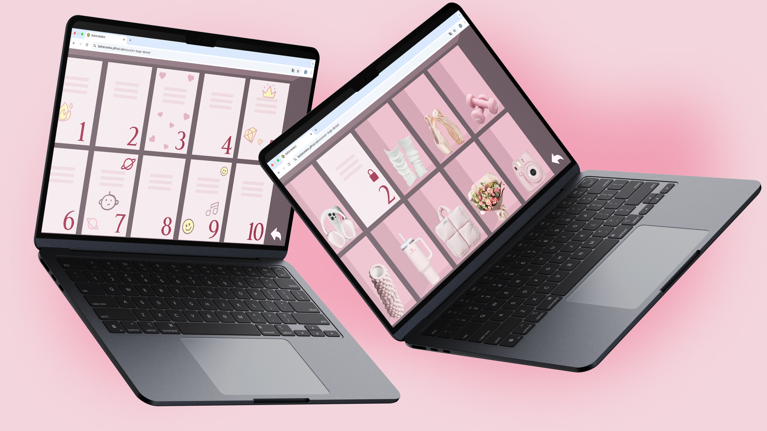 Интерактивный веб-плакат школы балета для насекомых — Изображение №4 — Интерфейсы, Графика на Dprofile