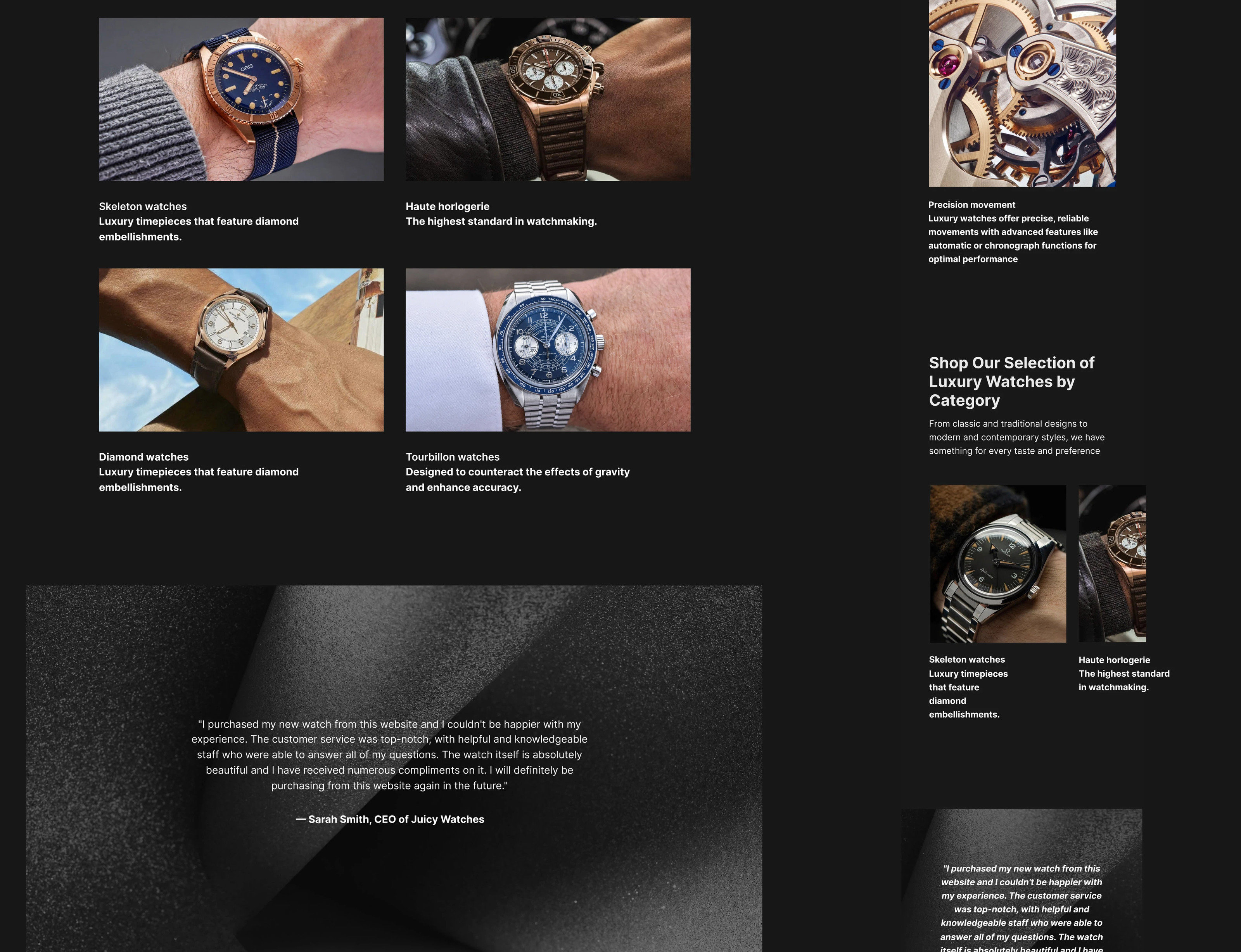 Relex | Online shop for luxury watches — Изображение №9 — Интерфейсы на Dprofile