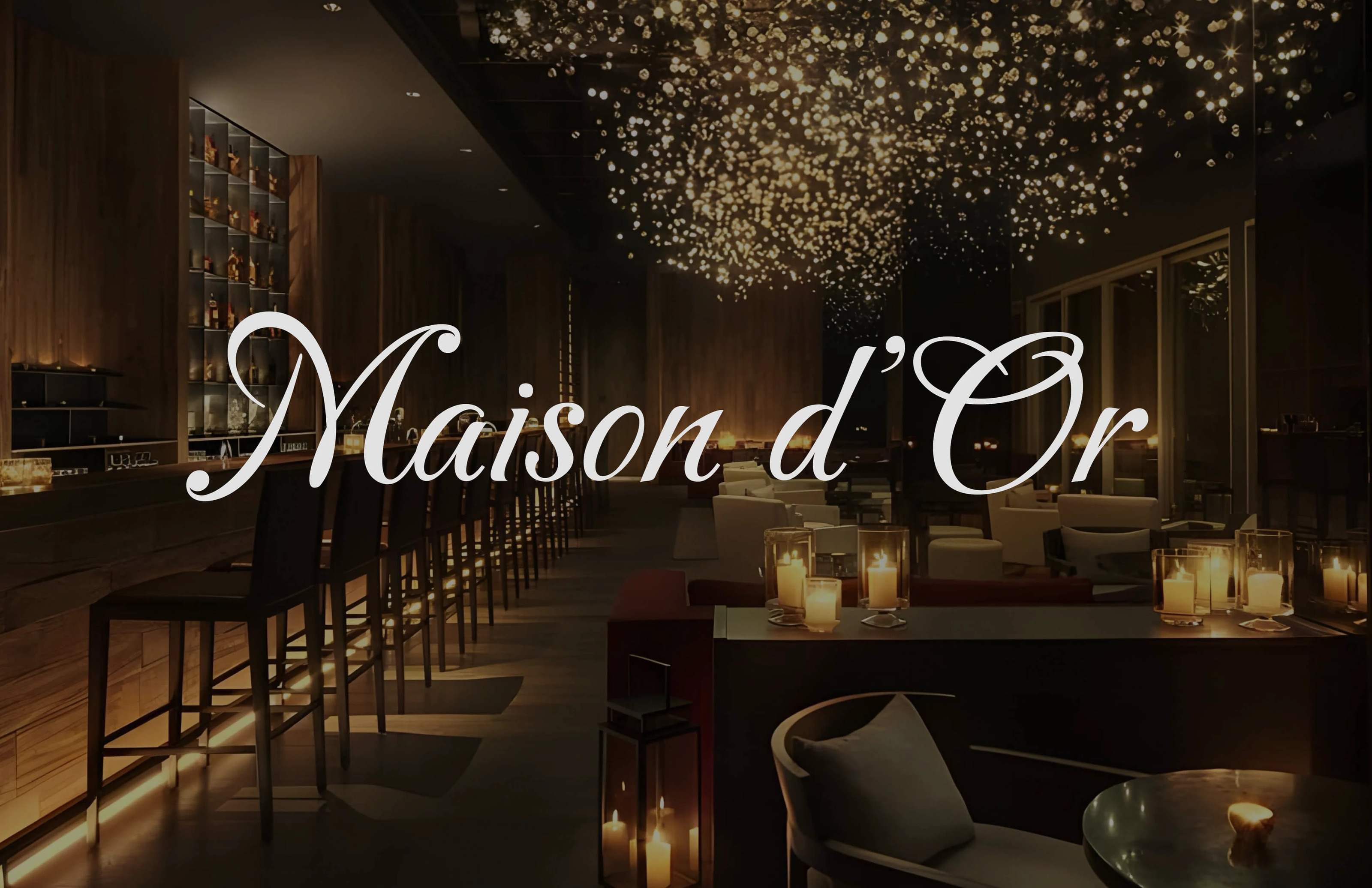 Maison d’Or | Signature Restaurant Branding — Изображение №1 — Интерфейсы на Dprofile