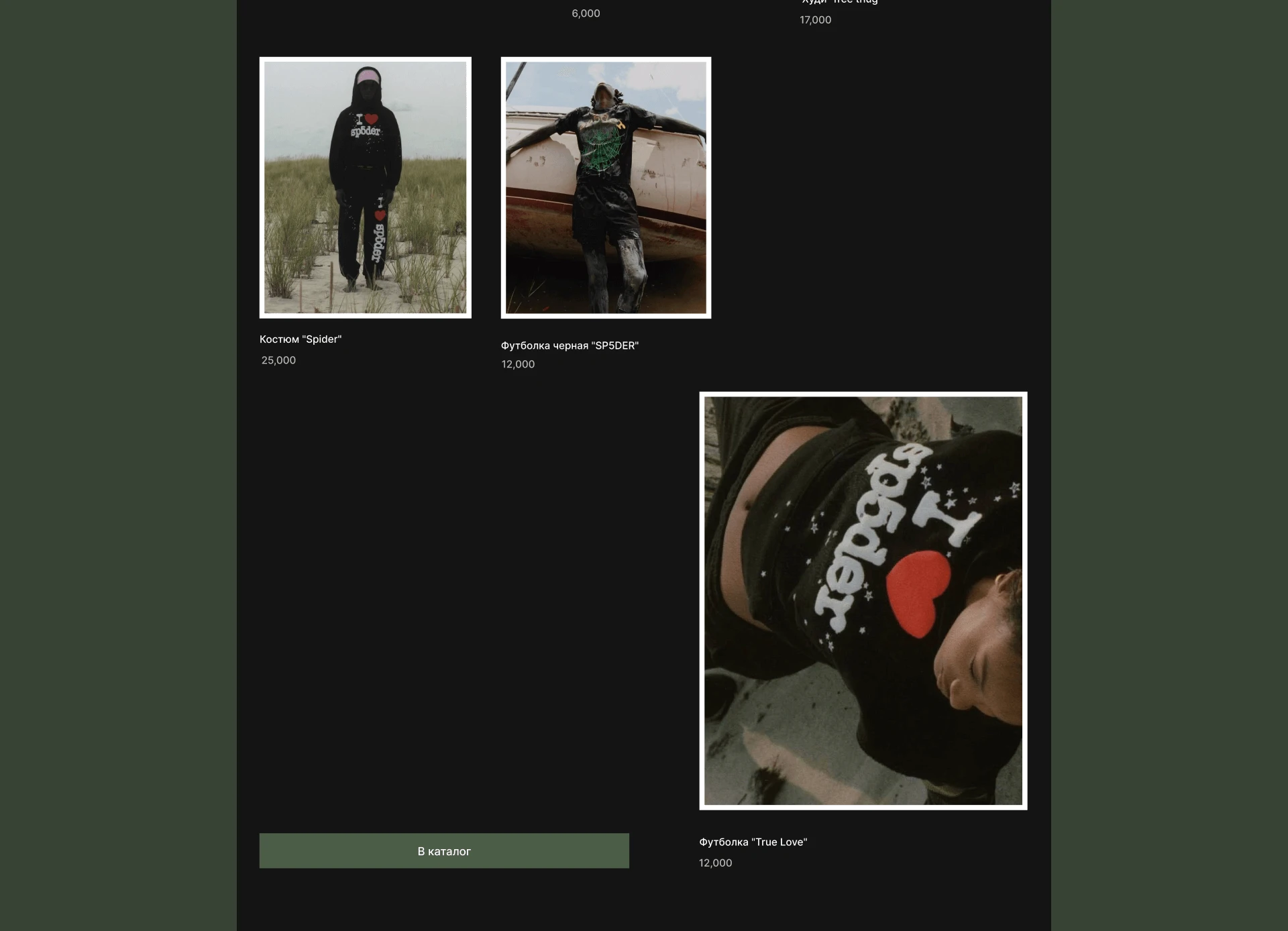 SP5DER | Online shop for street wear — Изображение №15 — Интерфейсы на Dprofile