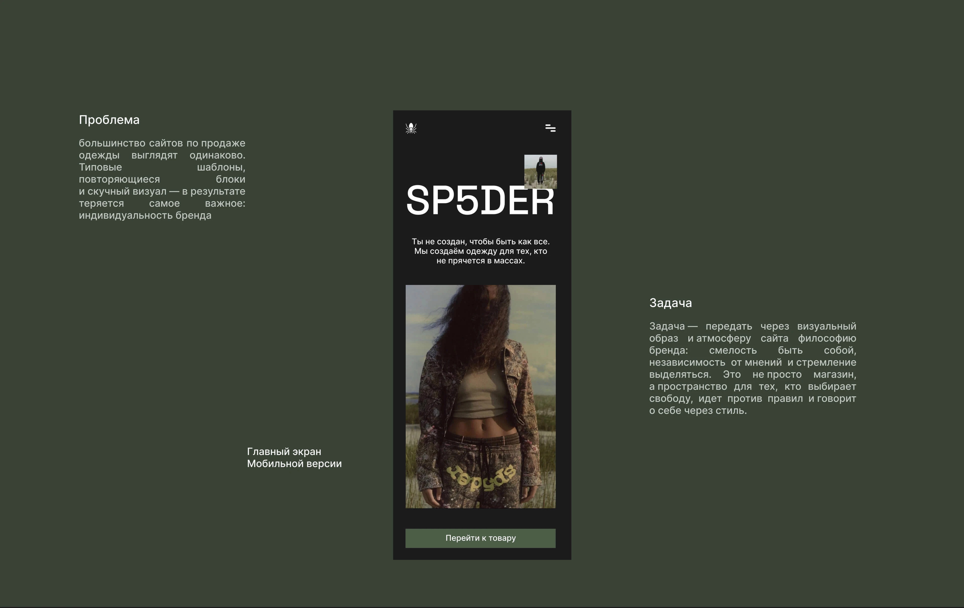SP5DER | Online shop for street wear — Изображение №4 — Интерфейсы на Dprofile
