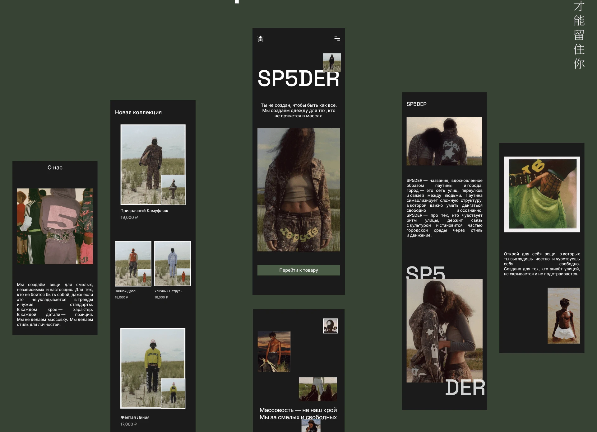 SP5DER | Online shop for street wear — Изображение №19 — Интерфейсы на Dprofile