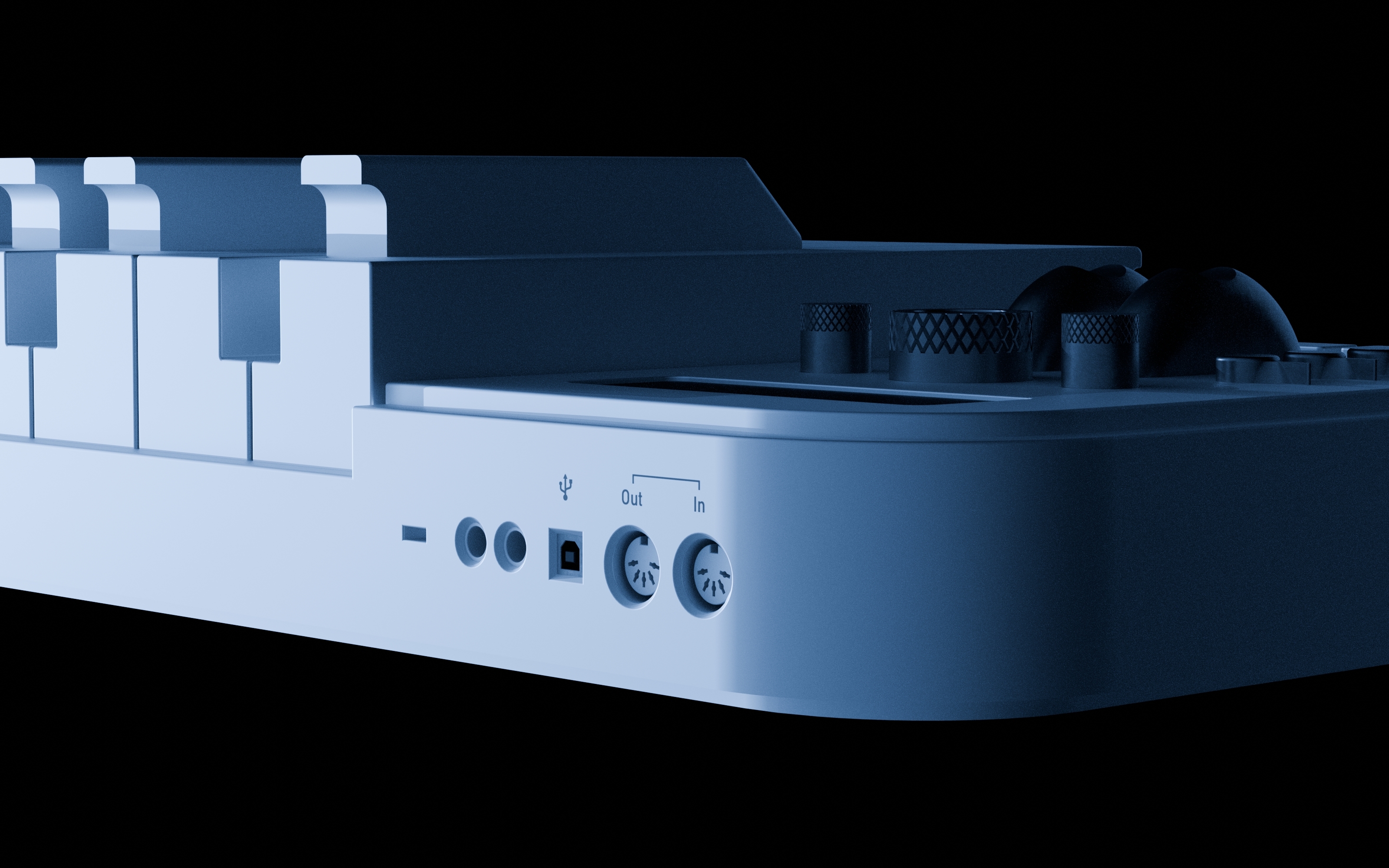 Промышленный дизайн и визуализация midi-клавиатуры Voyager — Изображение №7 — 3D на Dprofile