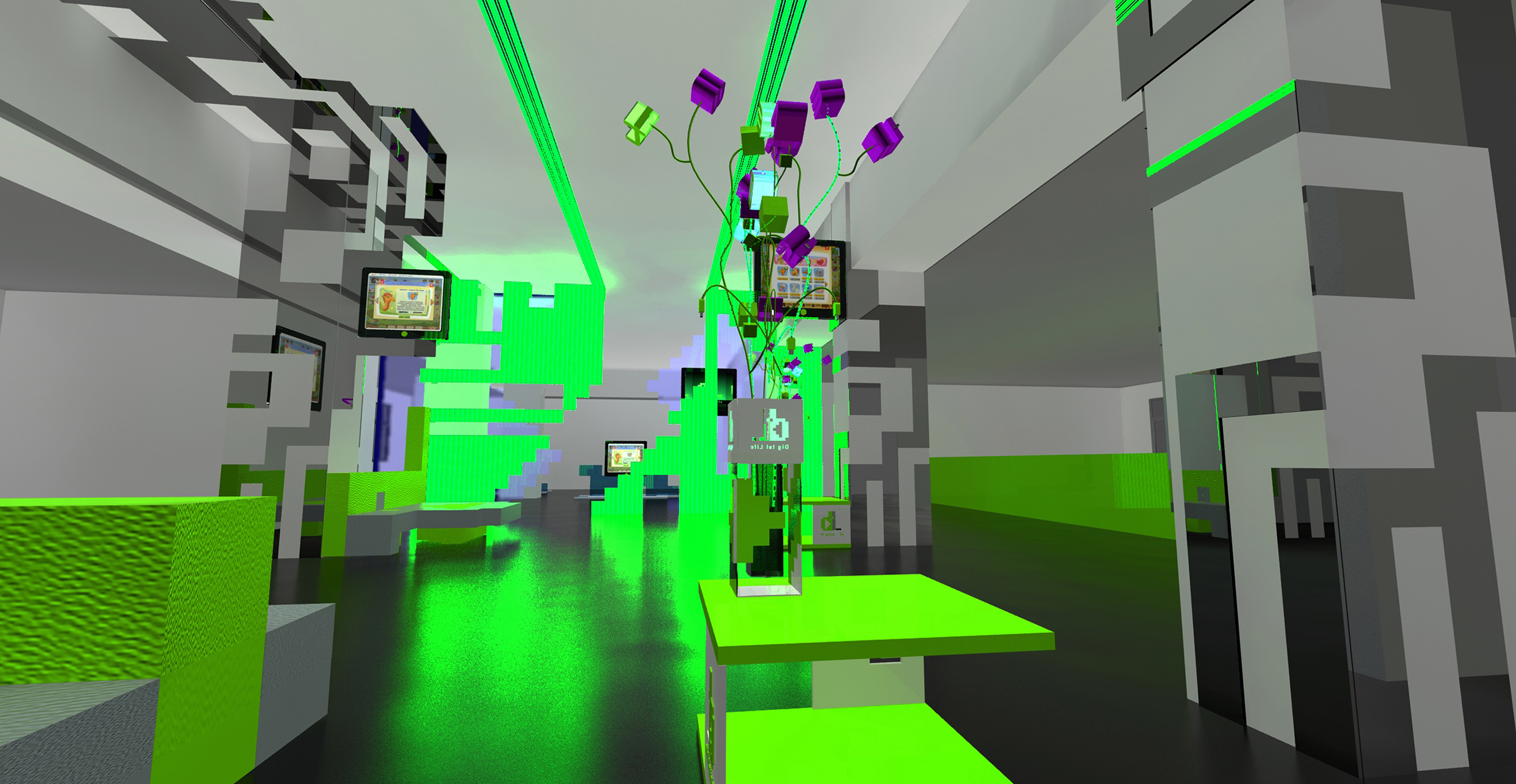 Учебные дизайн концепции интерьера — Изображение №9 — Иллюстрация, 3D, Промдизайн на Dprofile