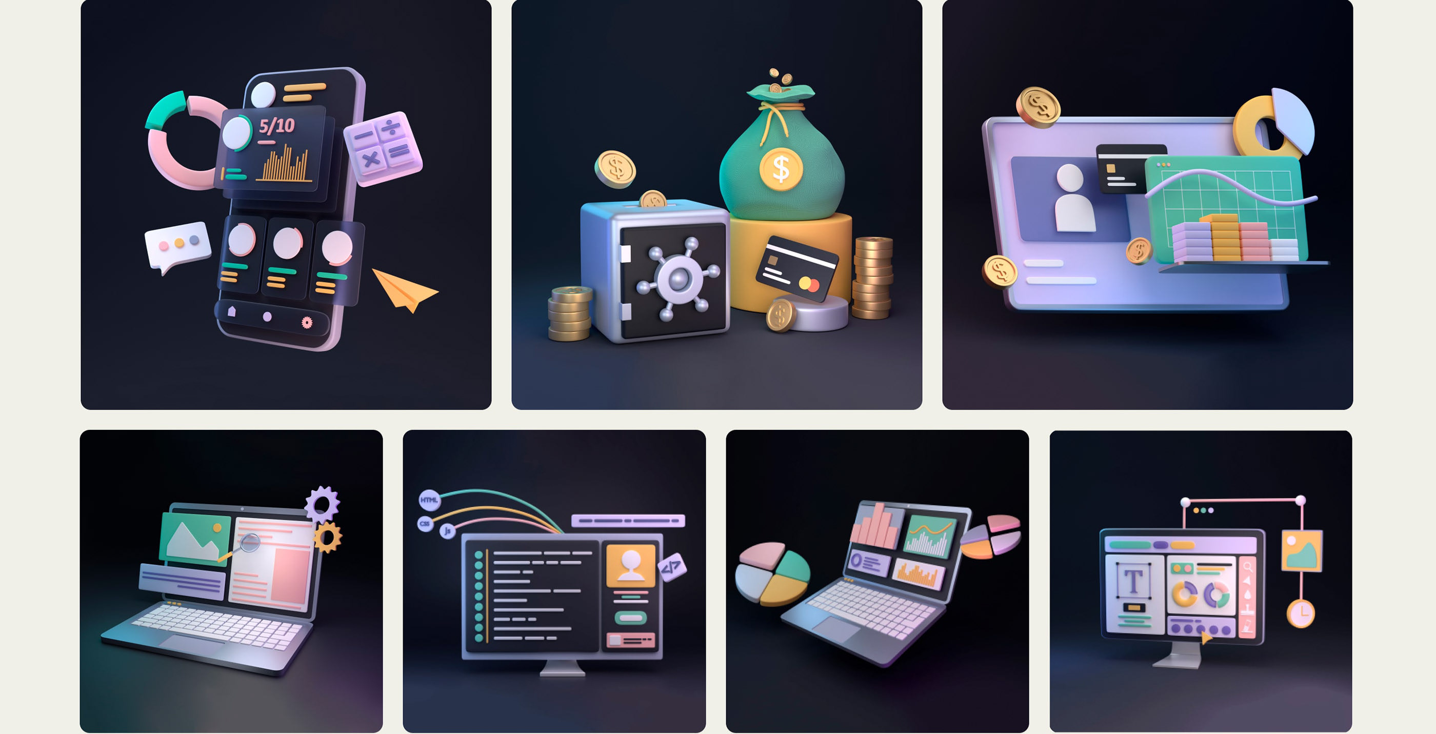 Need3D — Изображение №9 — Интерфейсы, Иллюстрация на Dprofile