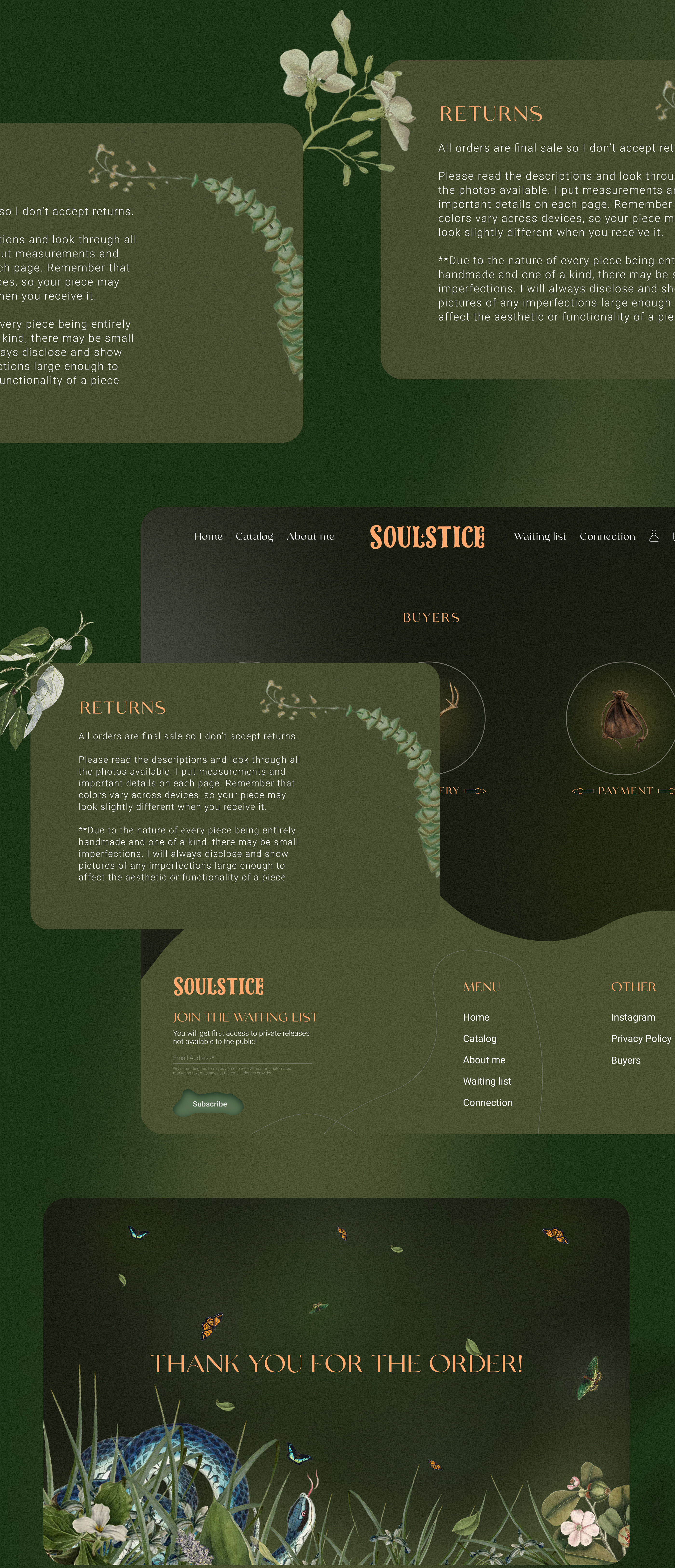 Website design for a ceramics master — Изображение №7 — Интерфейсы на Dprofile