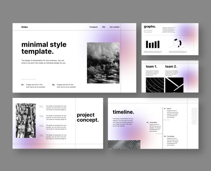 Presentation design — Брендинг, Графика на Dprofile