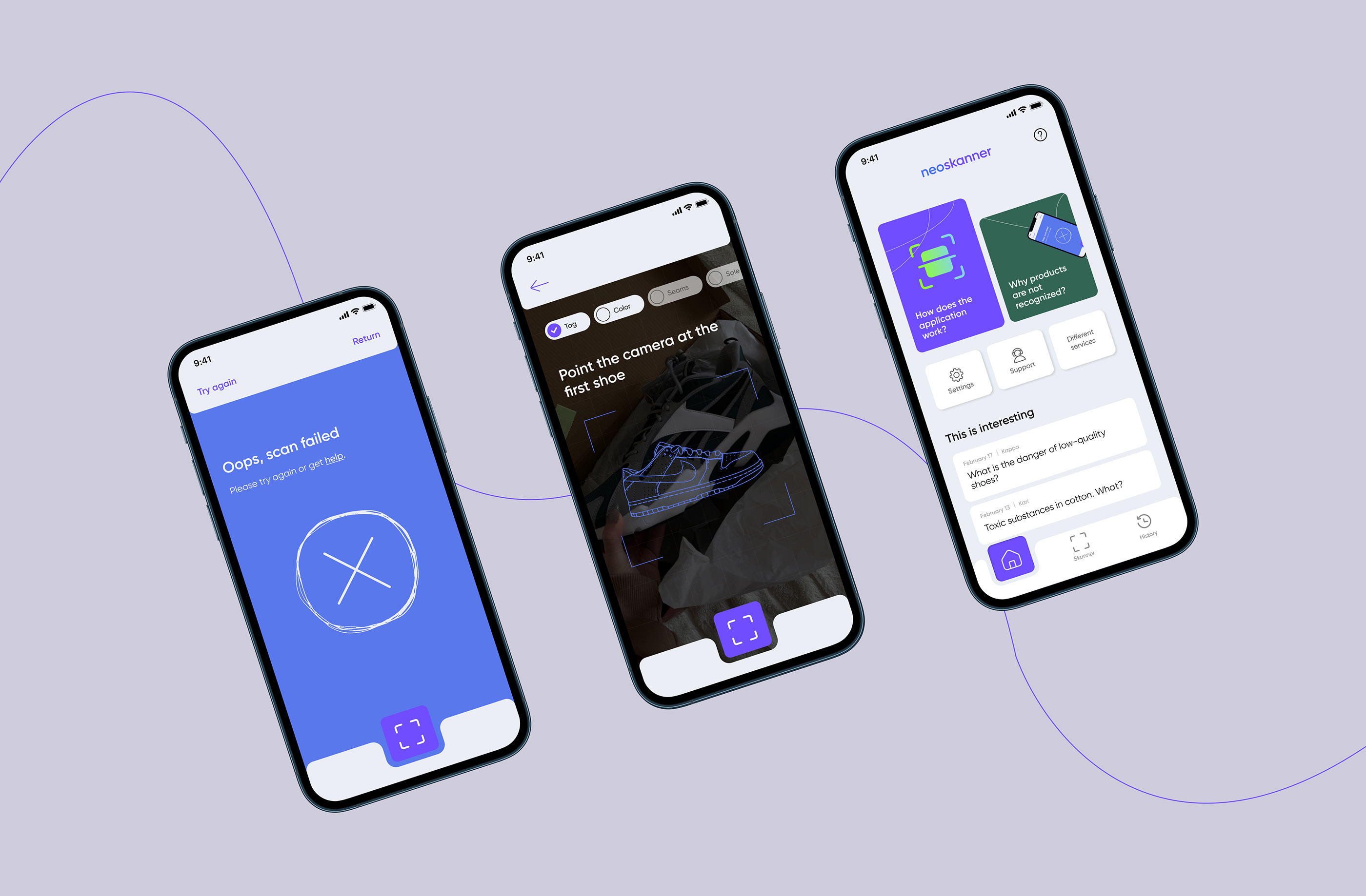App Design Concept | Detector — Изображение №5 — Брендинг, Интерфейсы на Dprofile