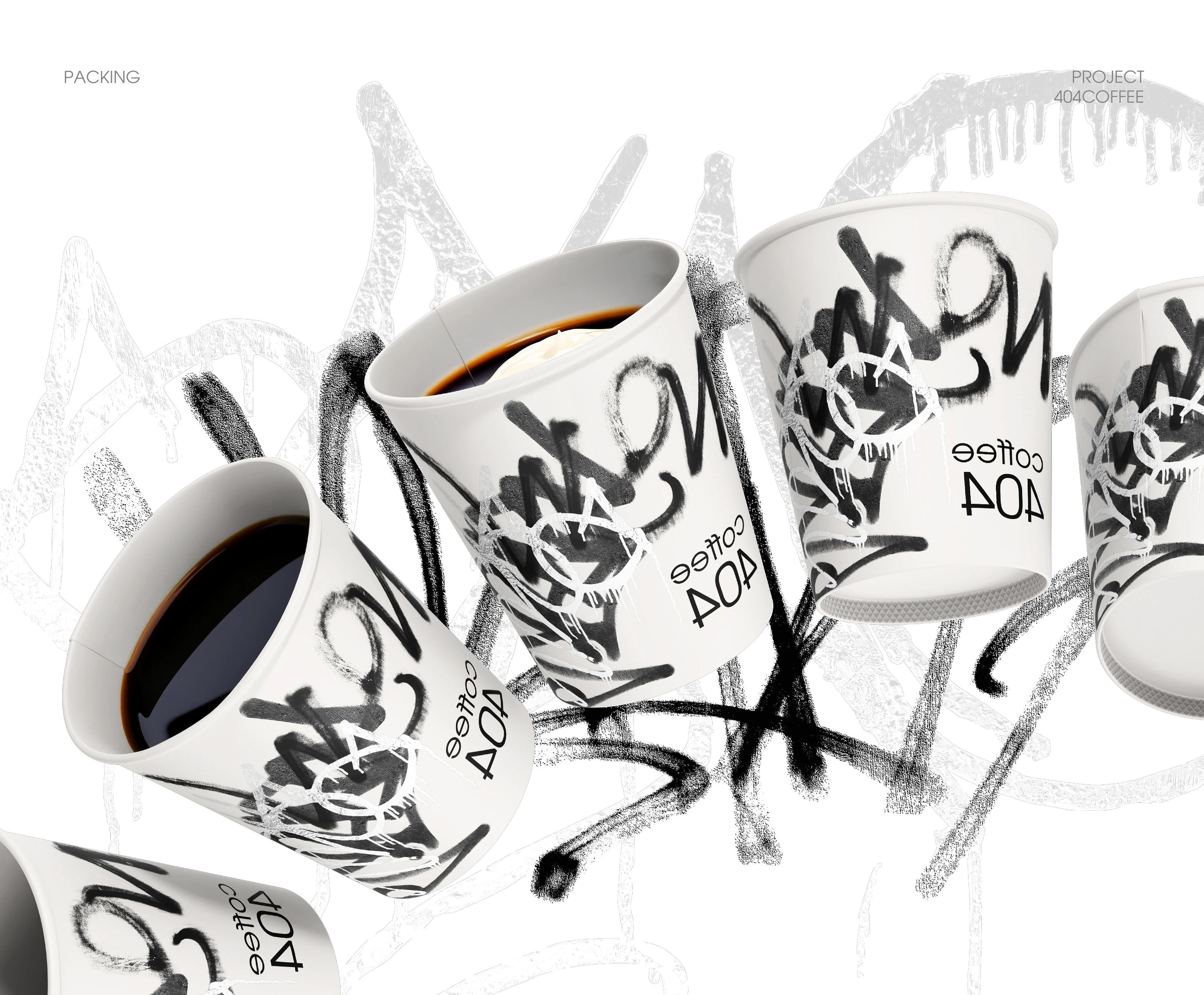 ФИРМЕННЫЙ СТИЛЬ КОФЕЙНИ 404COFFEE — Изображение №16 — Брендинг на Dprofile