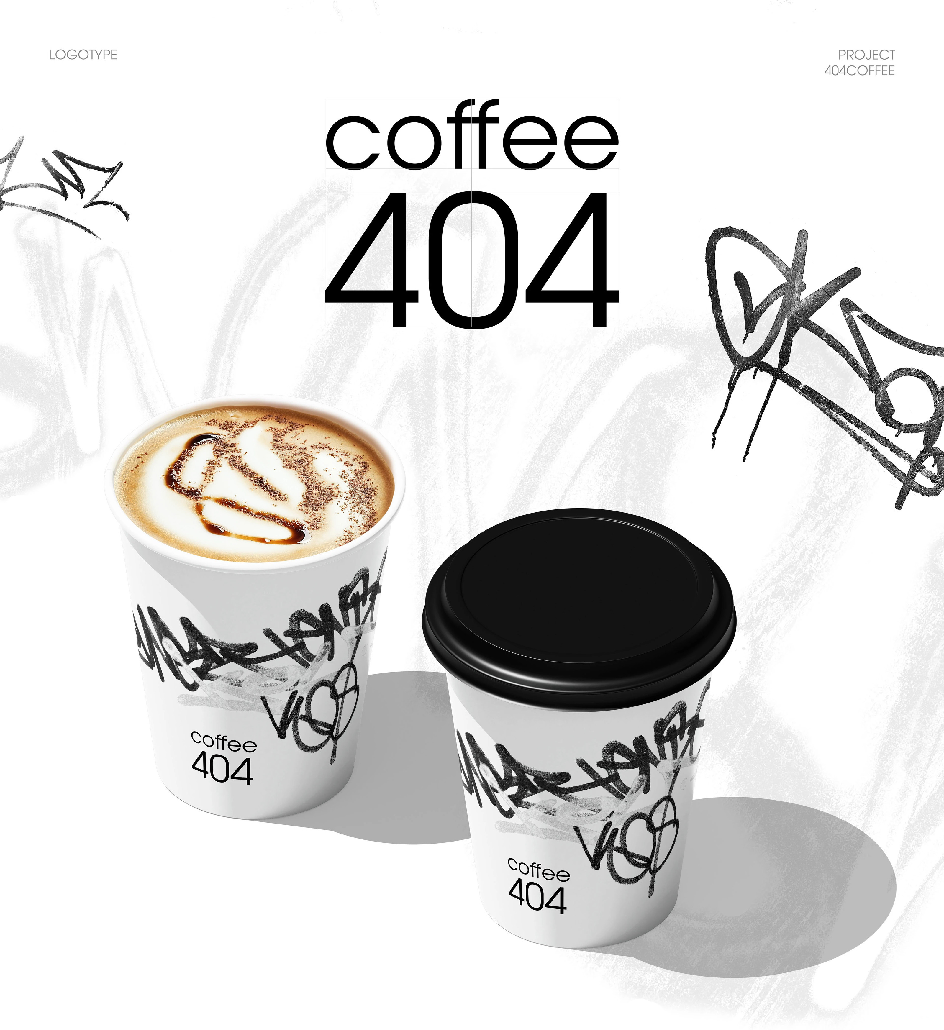 ФИРМЕННЫЙ СТИЛЬ КОФЕЙНИ 404COFFEE — Изображение №4 — Брендинг на Dprofile