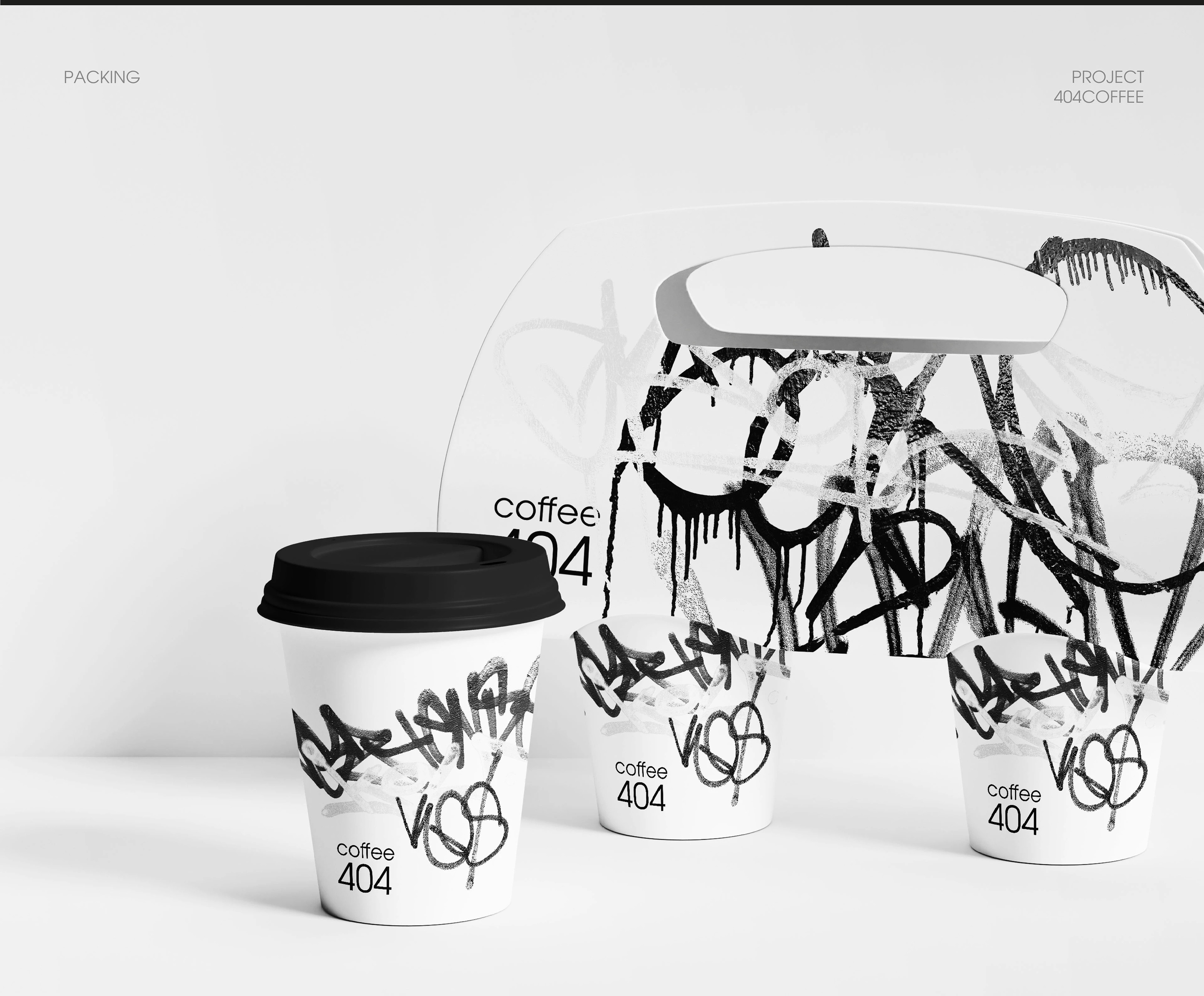 ФИРМЕННЫЙ СТИЛЬ КОФЕЙНИ 404COFFEE — Изображение №10 — Брендинг на Dprofile
