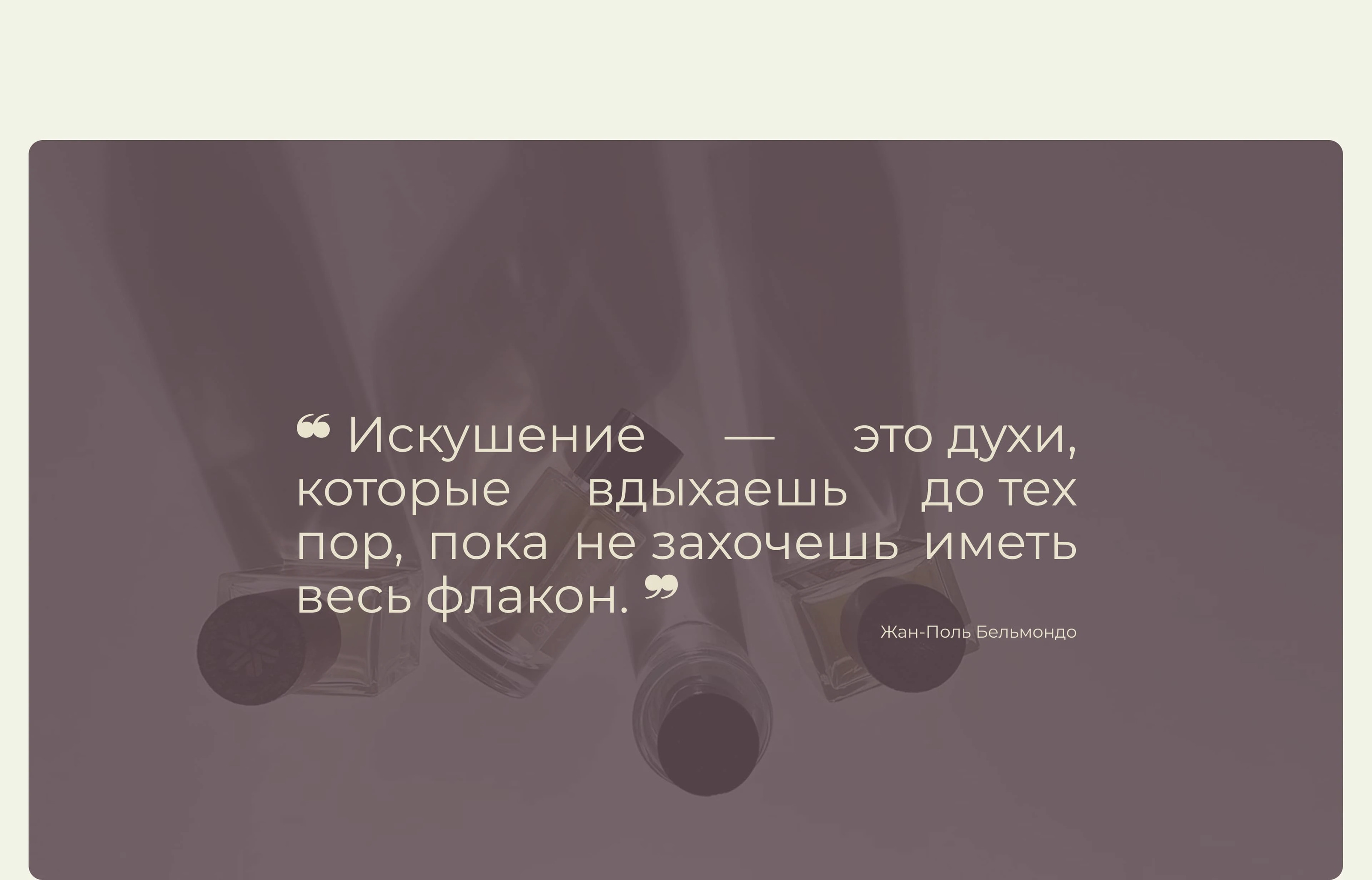 Website for a perfume store — Изображение №4 — Интерфейсы на Dprofile