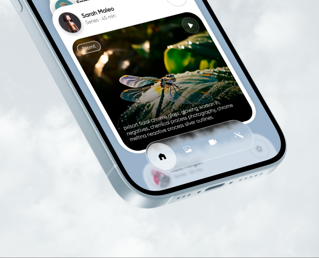 Cloudify - AI Generator App UX UI — Интерфейсы, Брендинг на Dprofile
