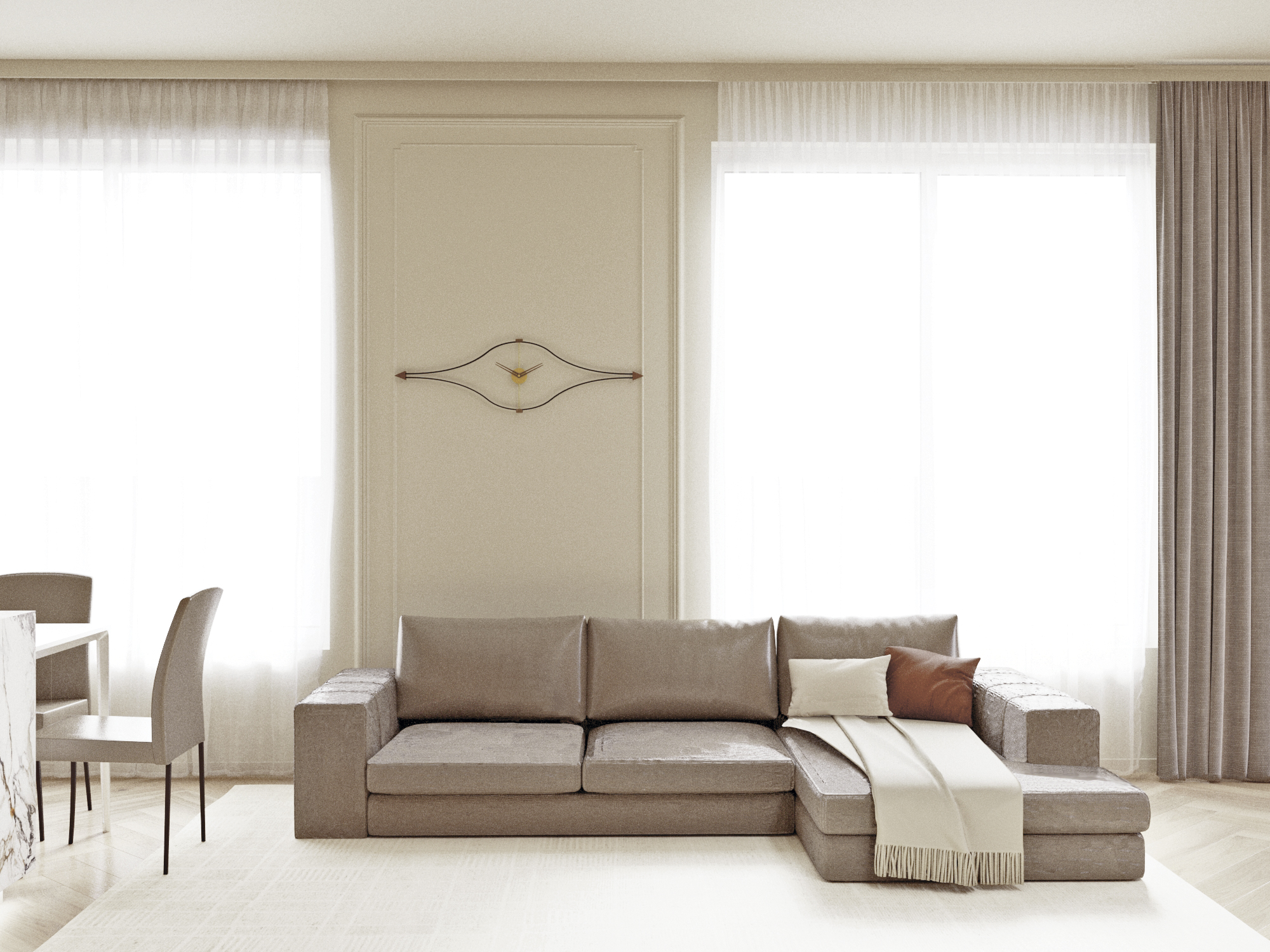 Living room interior design — Изображение №3 — 3D на Dprofile