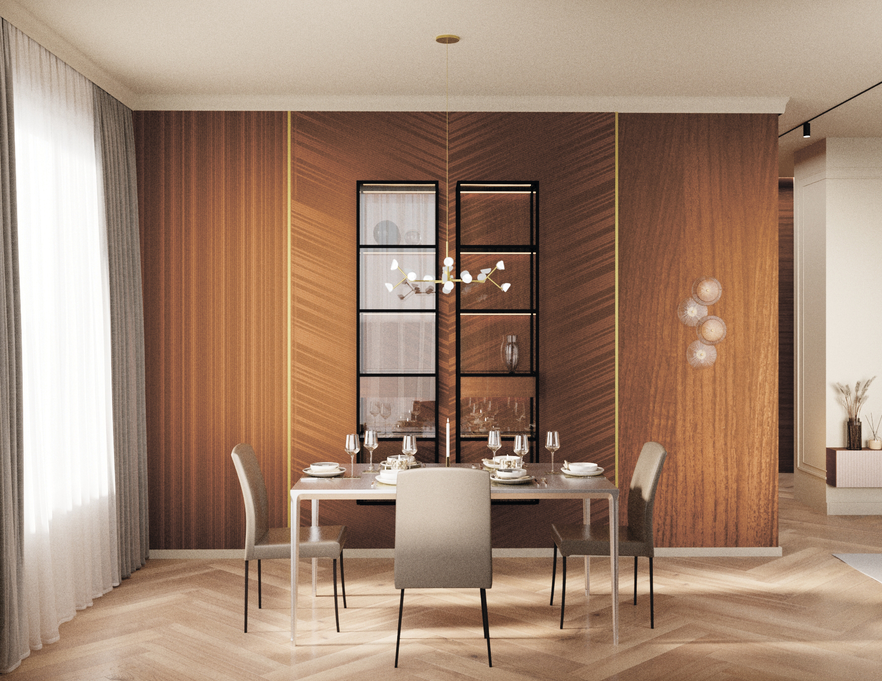 Living room interior design — Изображение №1 — 3D на Dprofile