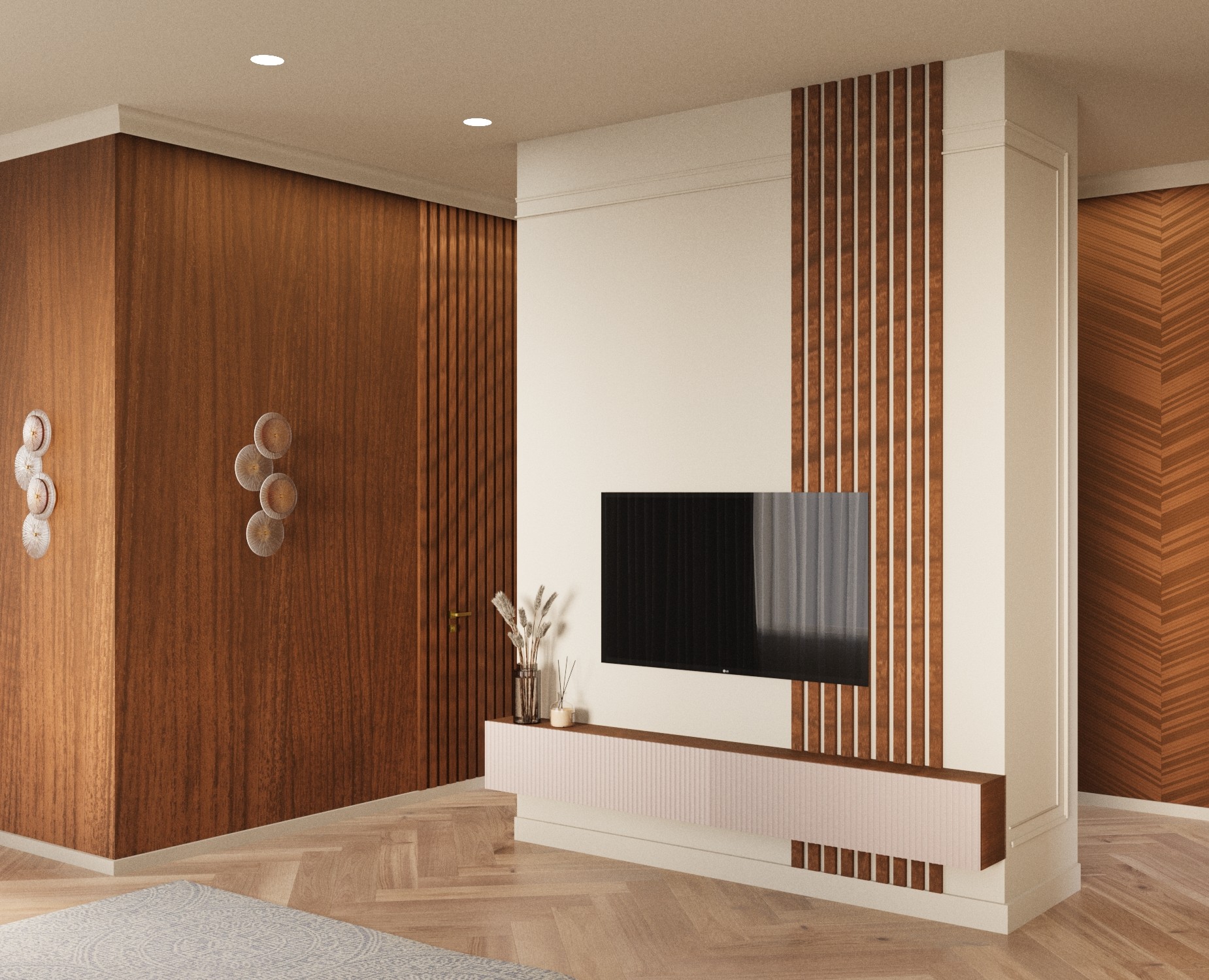 Living room interior design — 3D на Dprofile