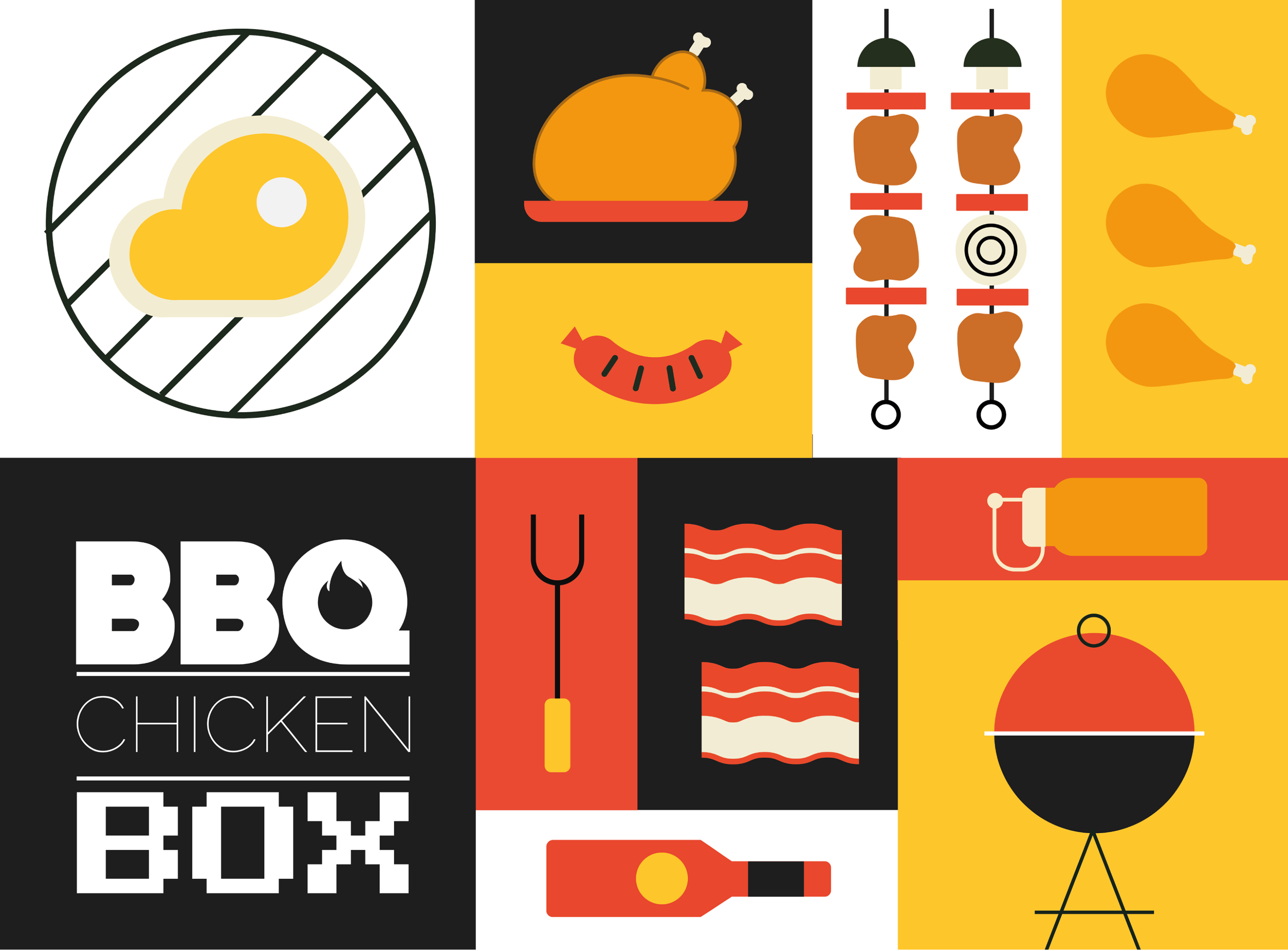 Packaging design for BBQ Kitchen — Изображение №5 — Иллюстрация, Графика на Dprofile