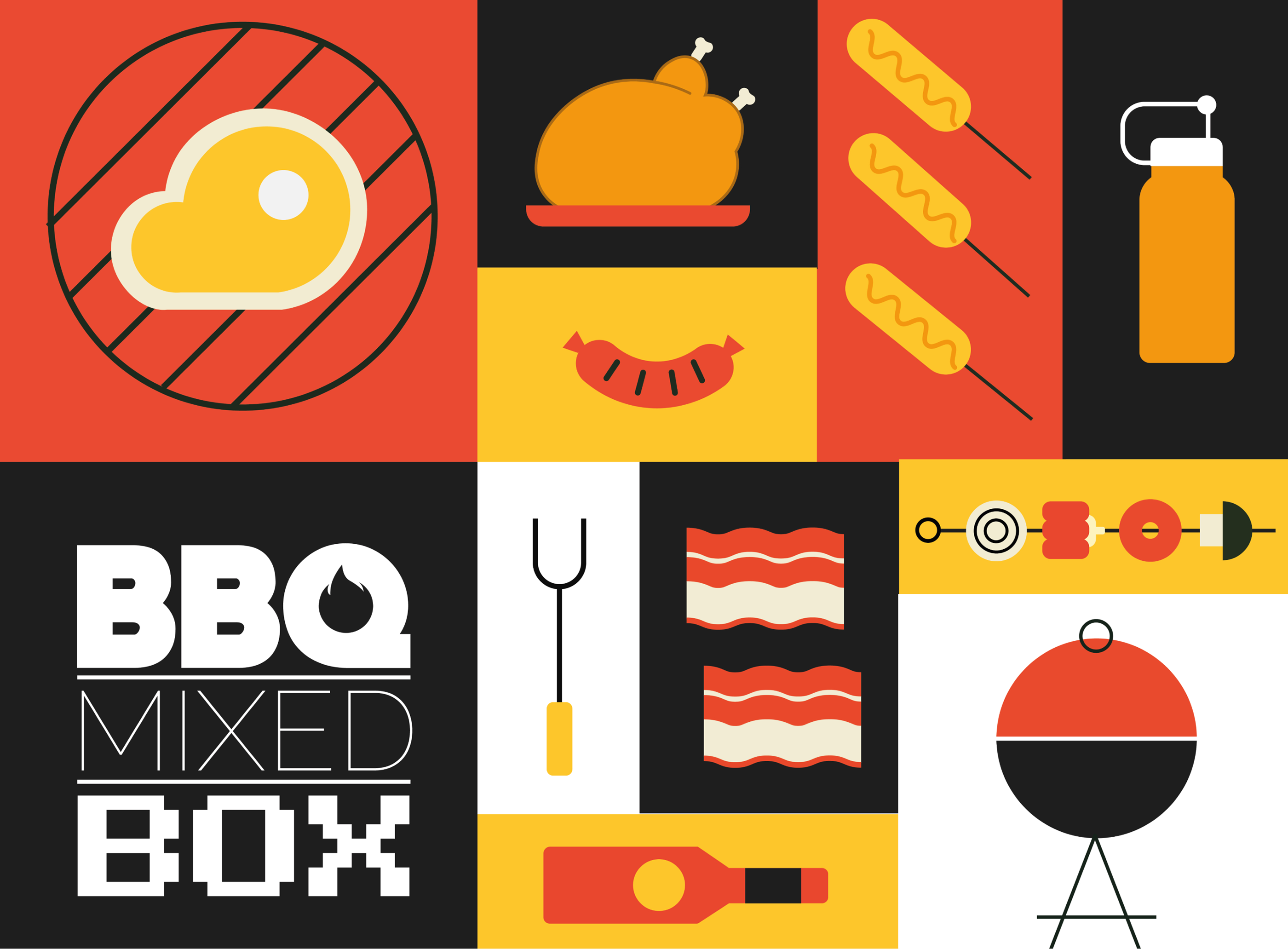Packaging design for BBQ Kitchen — Изображение №7 — Иллюстрация, Графика на Dprofile