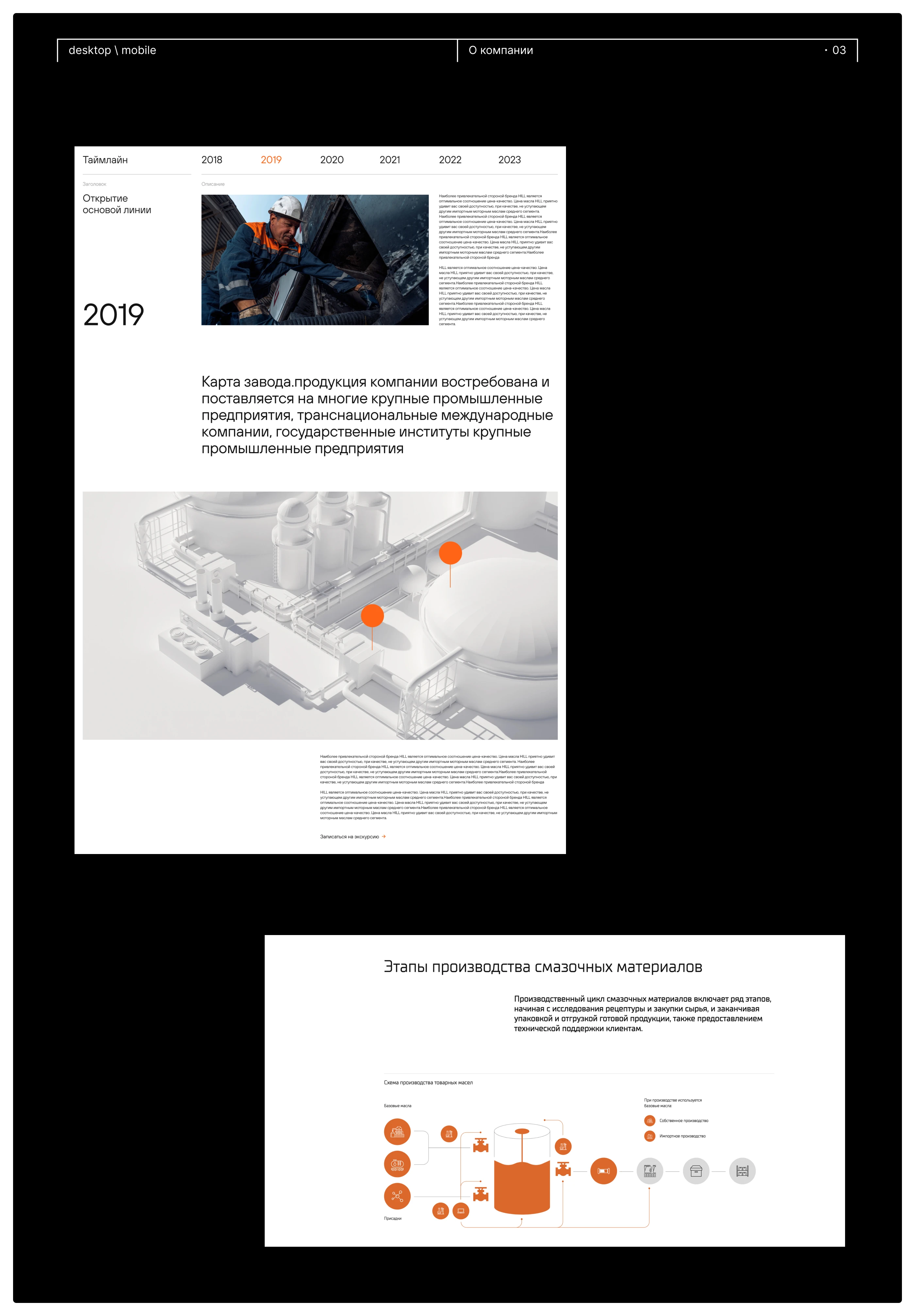 HILL Corporation | Автомобильные масла — Изображение №9 — Интерфейсы на Dprofile