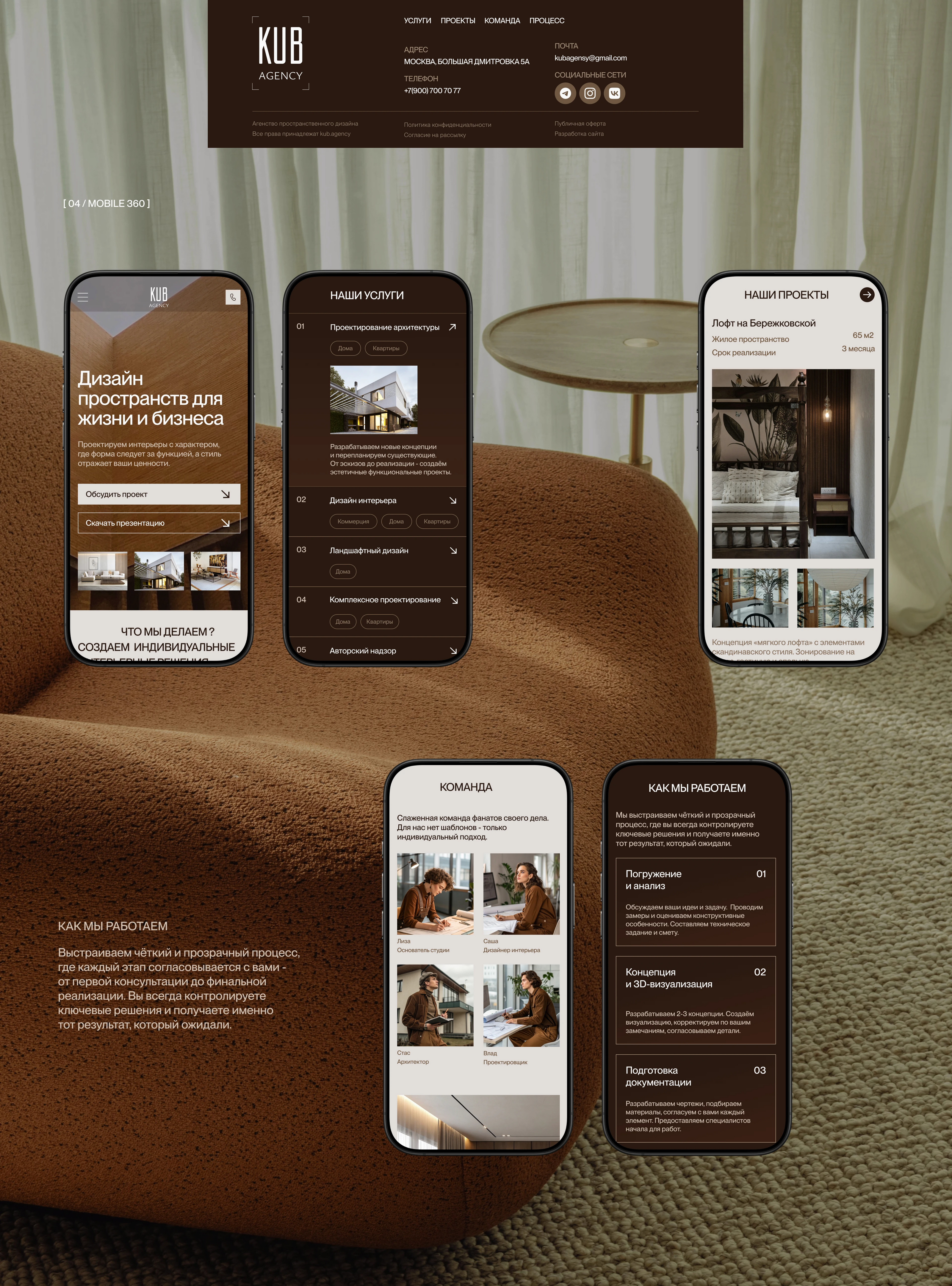 Лендинг студии дизайна | Landing page | Design agency — Изображение №6 — Интерфейсы на Dprofile