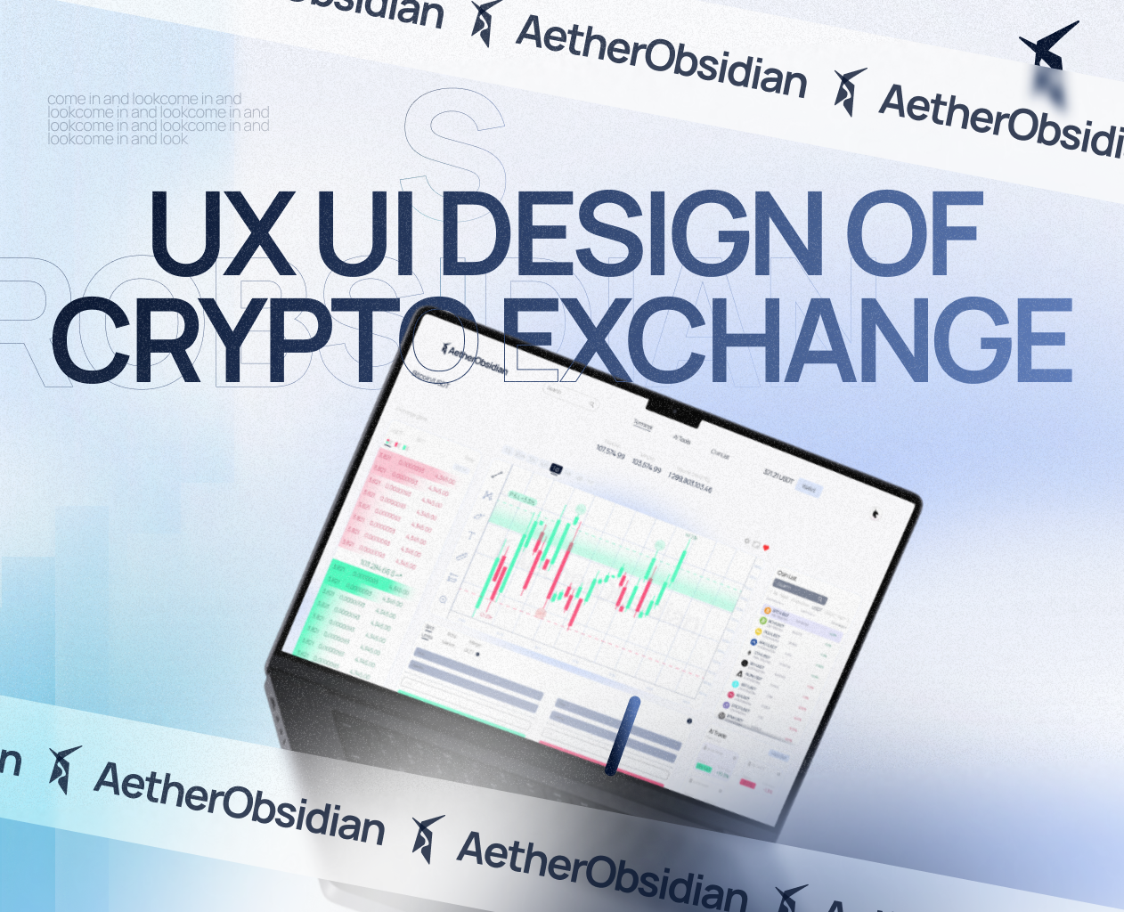 AetherObsidian- Криптобиржа нового уровня — Интерфейсы на Dprofile
