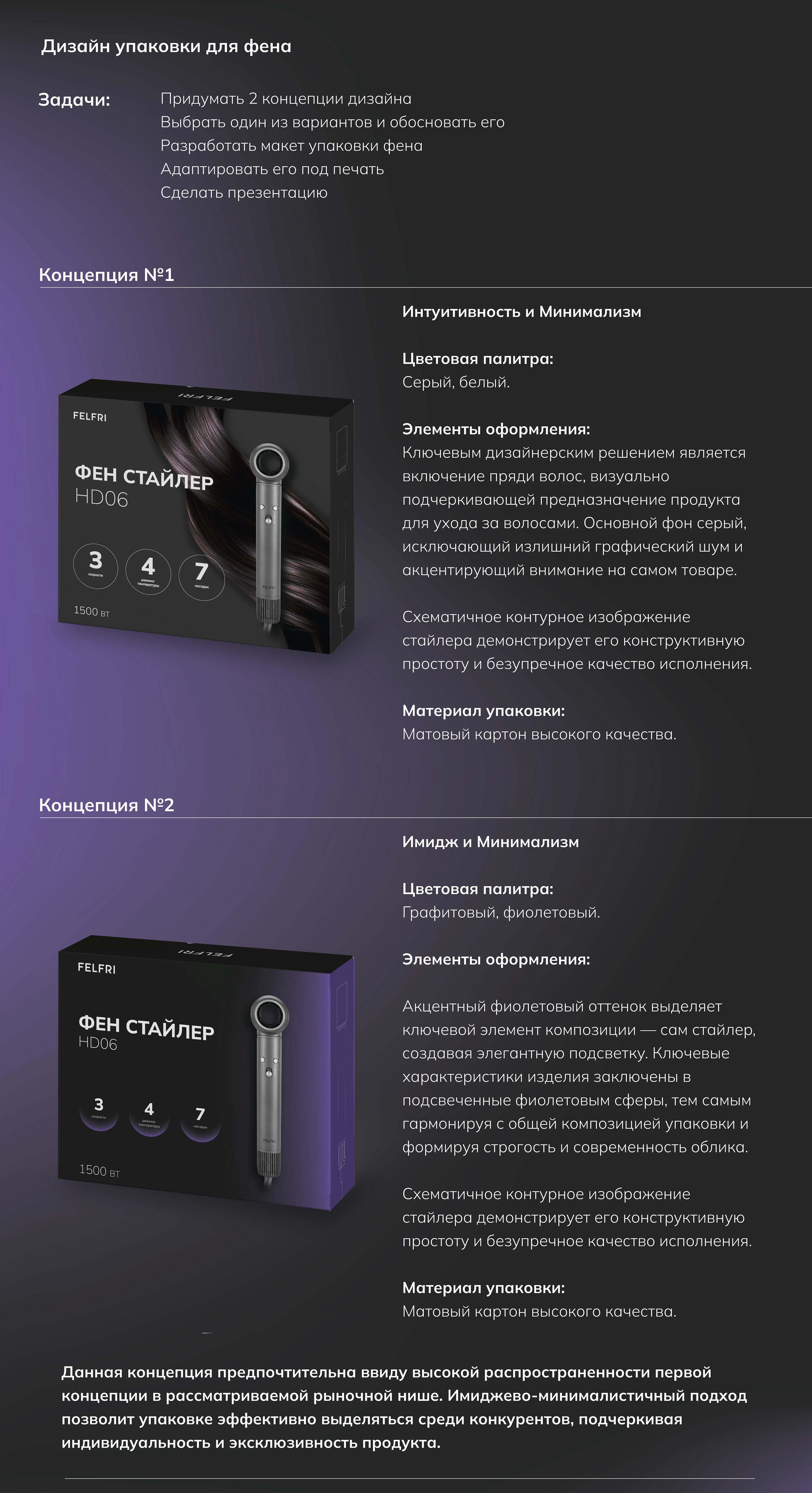 Packaging for a hair dryer — Изображение №2 — Интерфейсы, Брендинг на Dprofile