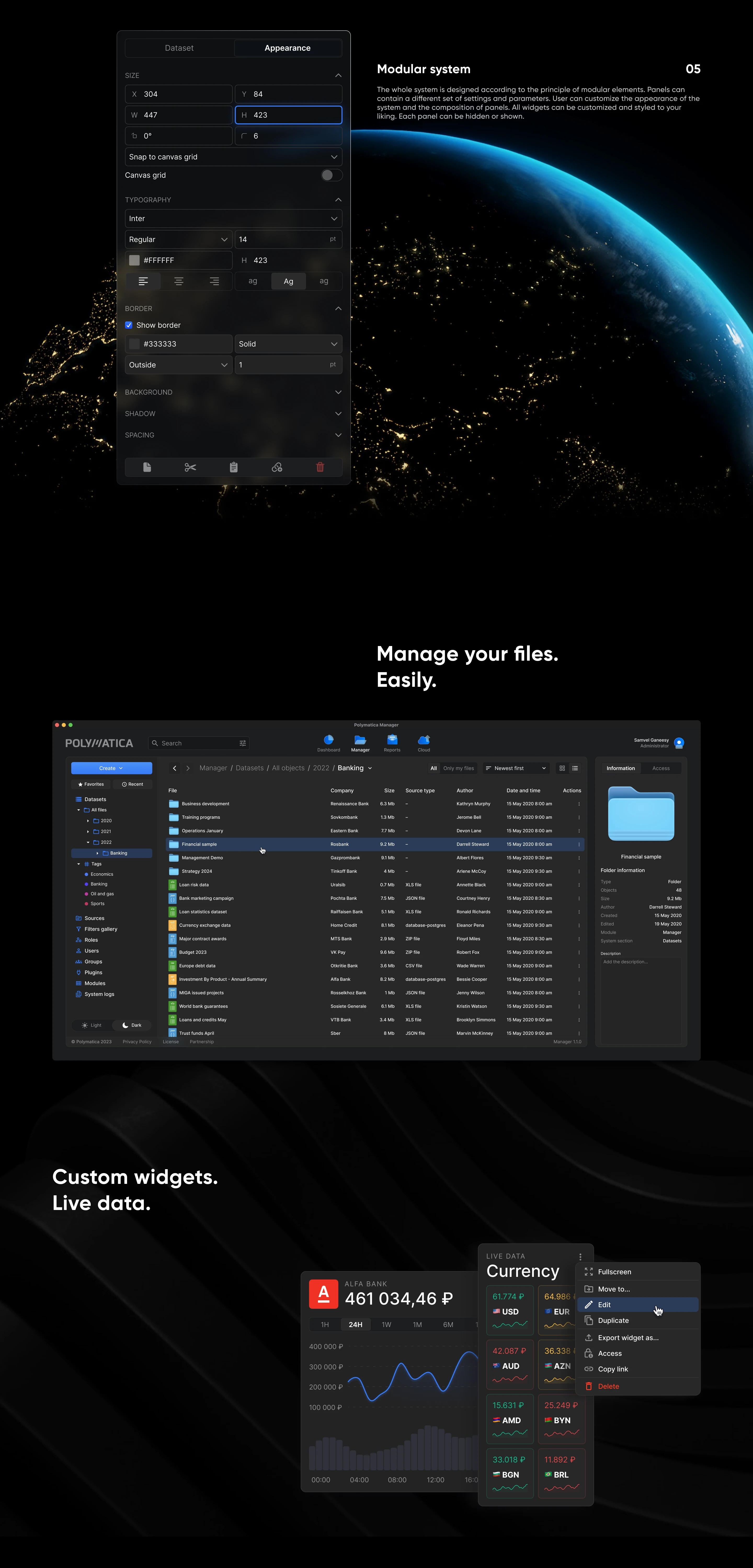 Data Visualization App — Изображение №3 — Интерфейсы на Dprofile