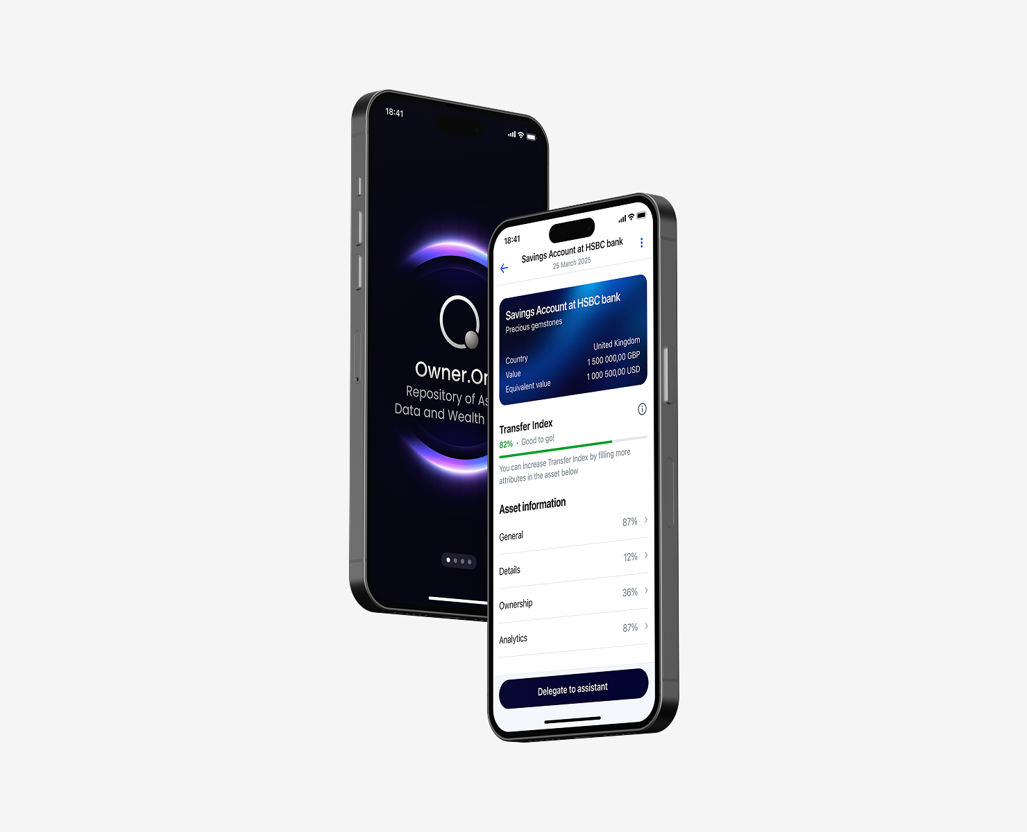 Owner.One® – Autonomous wealth transit — Интерфейсы на Dprofile